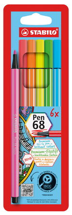 Feutres STABILO Pen 68