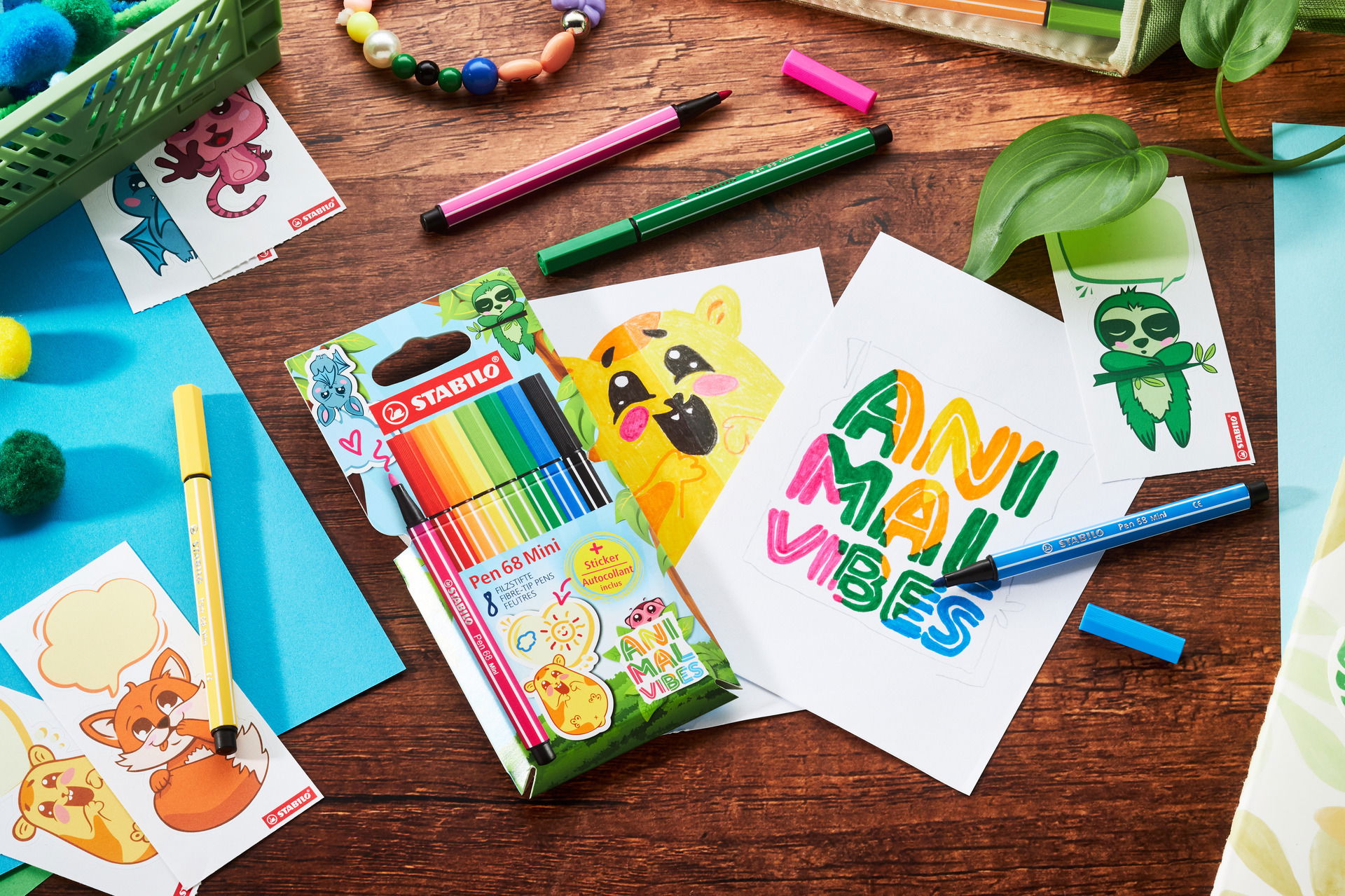 Fasermaler STABILO Pen 68 Mini Animal Vibes