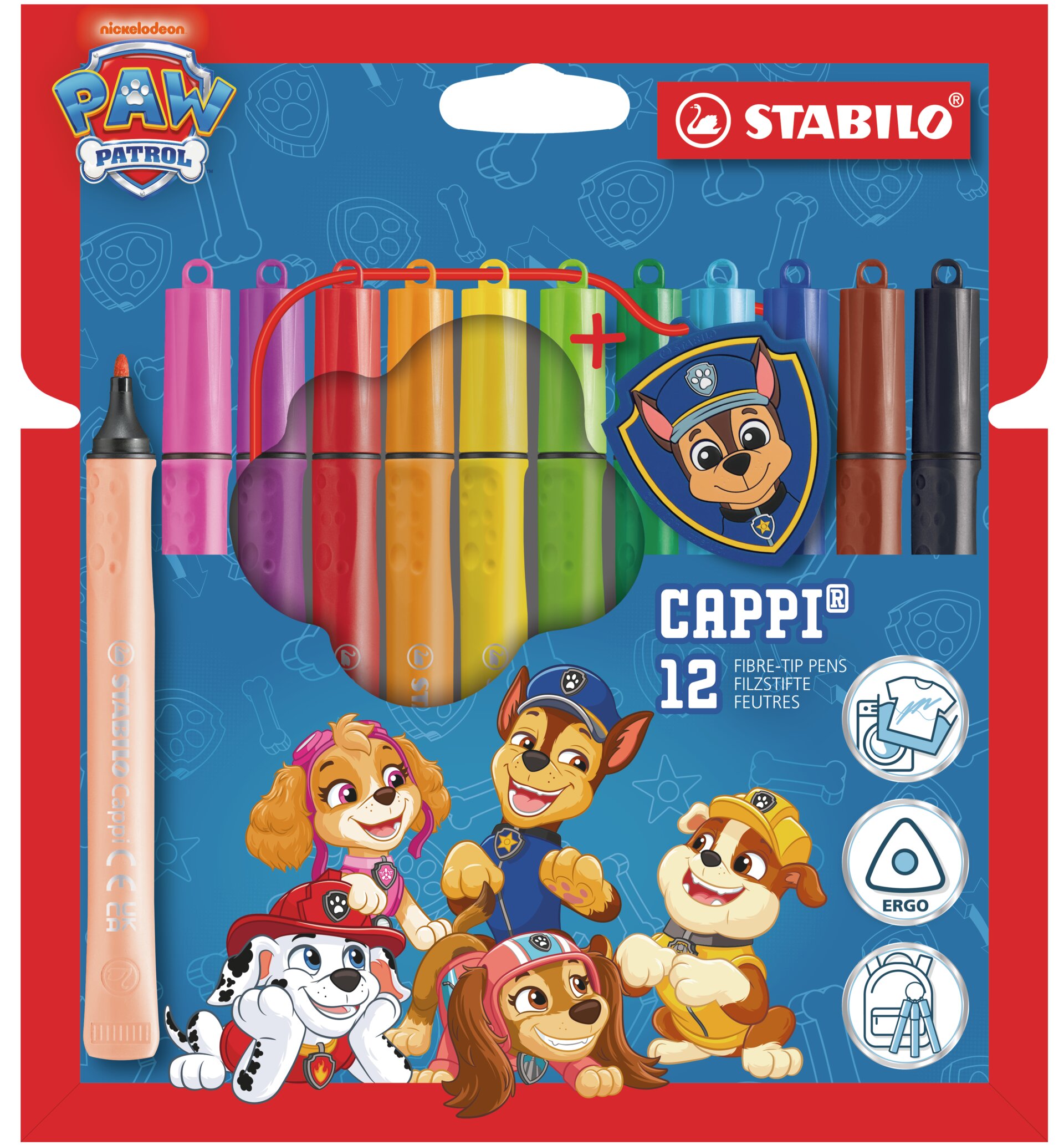 STABILO Cappi Mancs őrjárat filctoll Filctoll STABILO Cappi PAW Patrol