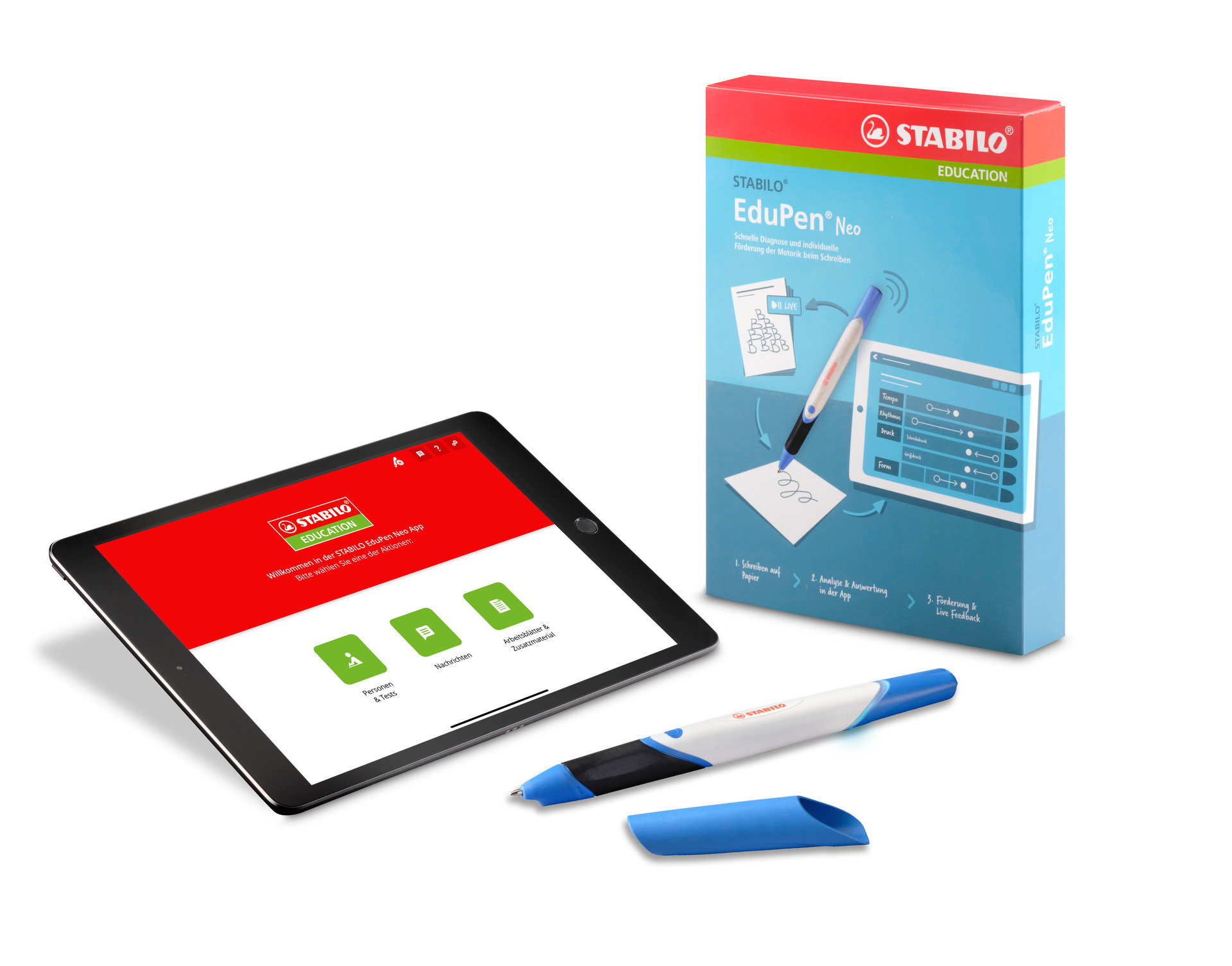 Digitaler Stift mit App für den Schreibunterricht – STABILO EduPen Neo STABILO DigiPen STABILO EduPen