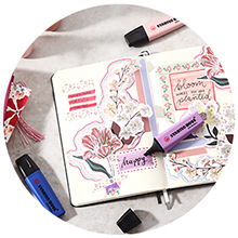 Markeerstiften STABILO BOSS ORIGINAL NatureCOLORS Wildflower