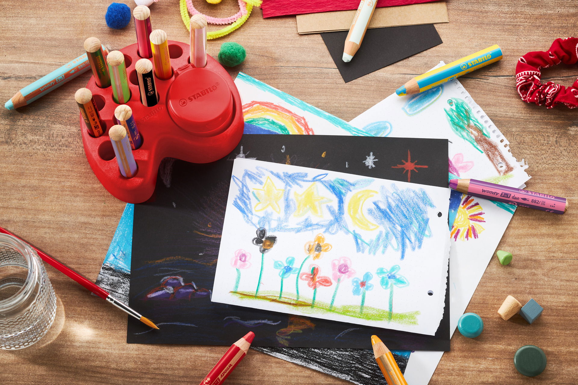 Crayons de couleurs STABILO woody 3 in 1