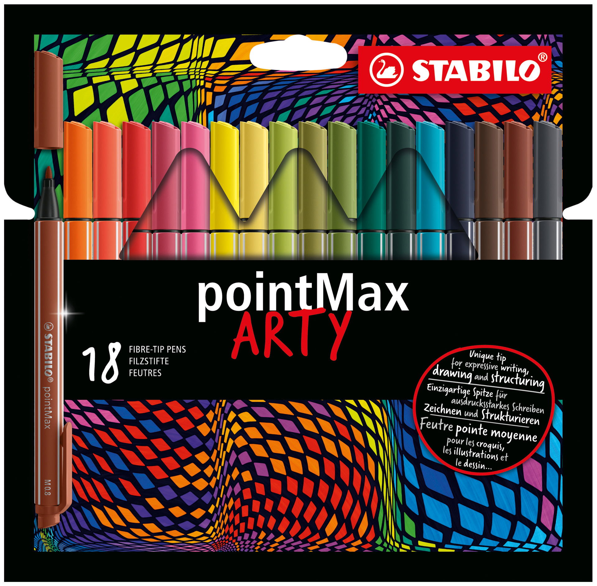 Fineliner/ pennarello STABILO pointMax ARTY