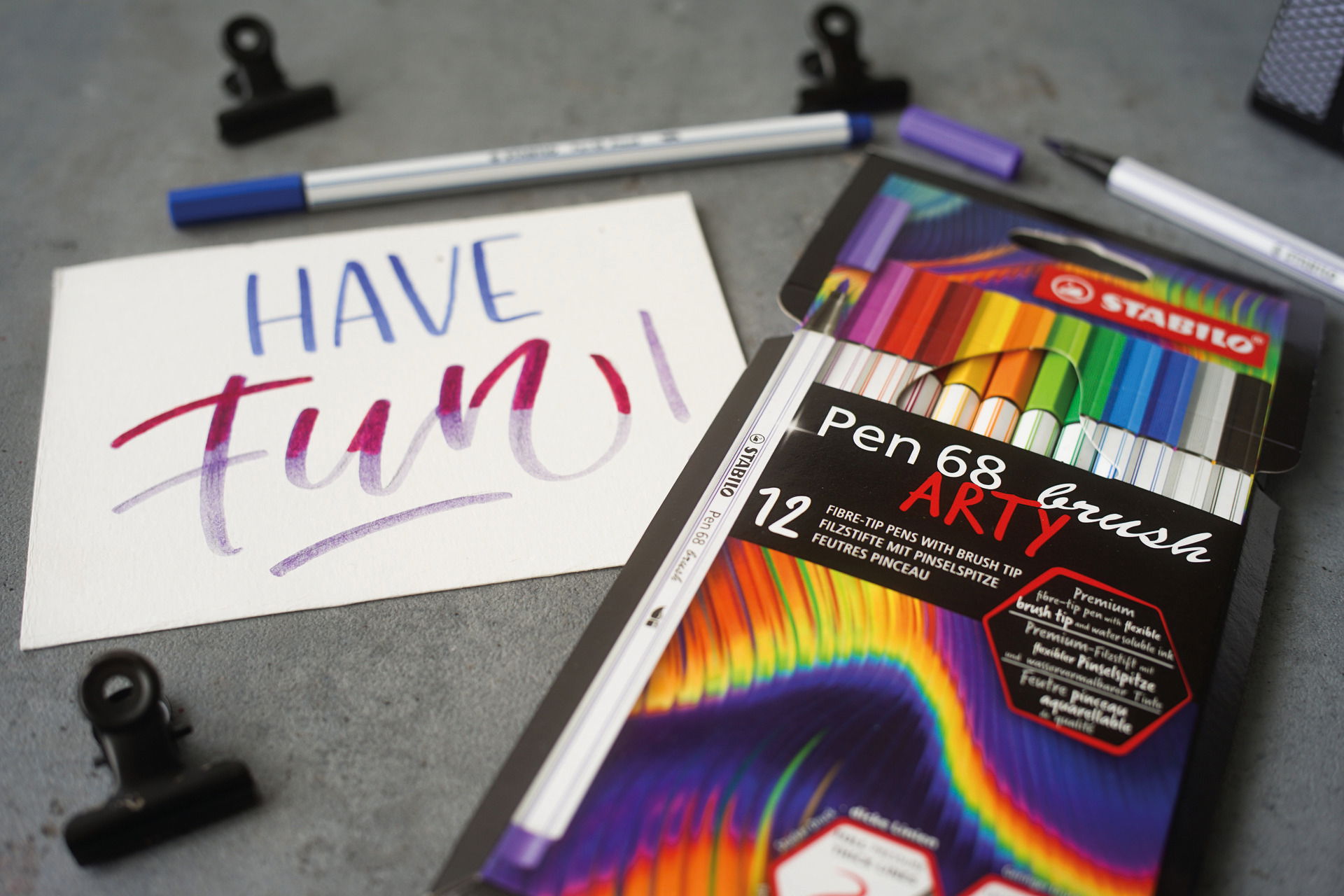 Feutres STABILO Pen 68 brush