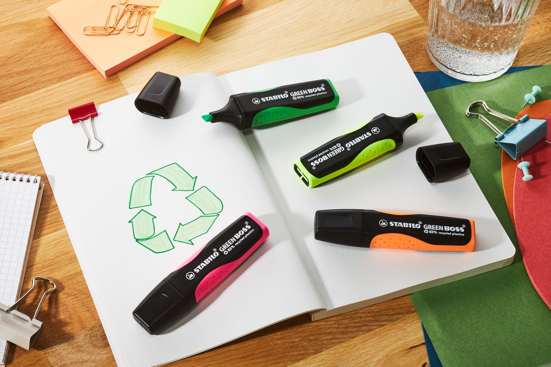 Evidenziatore STABILO GREEN BOSS