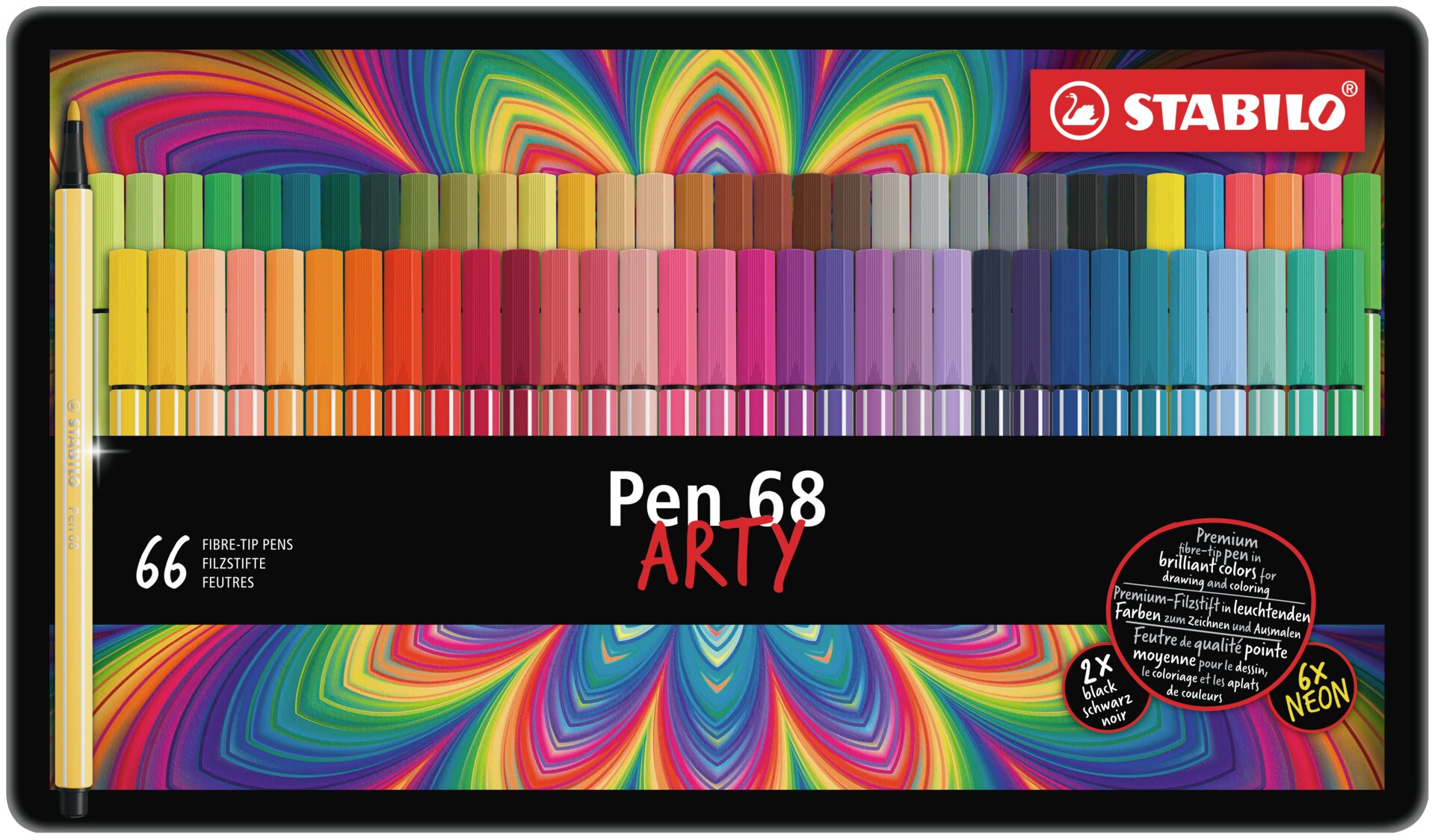 Fiber-Tip Pen STABILO Pen 68 ARTY