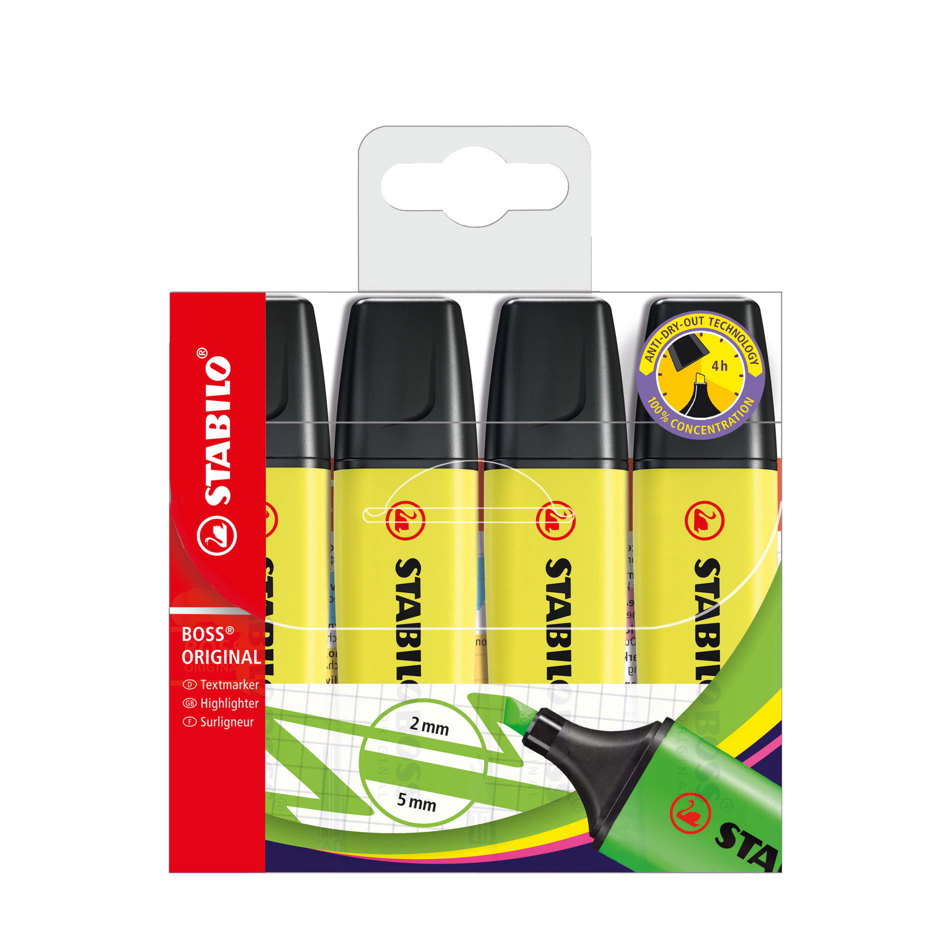 Zvýrazňovač STABILO BOSS ORIGINAL zvýrazňovač STABILO BOSS ORIGINAL