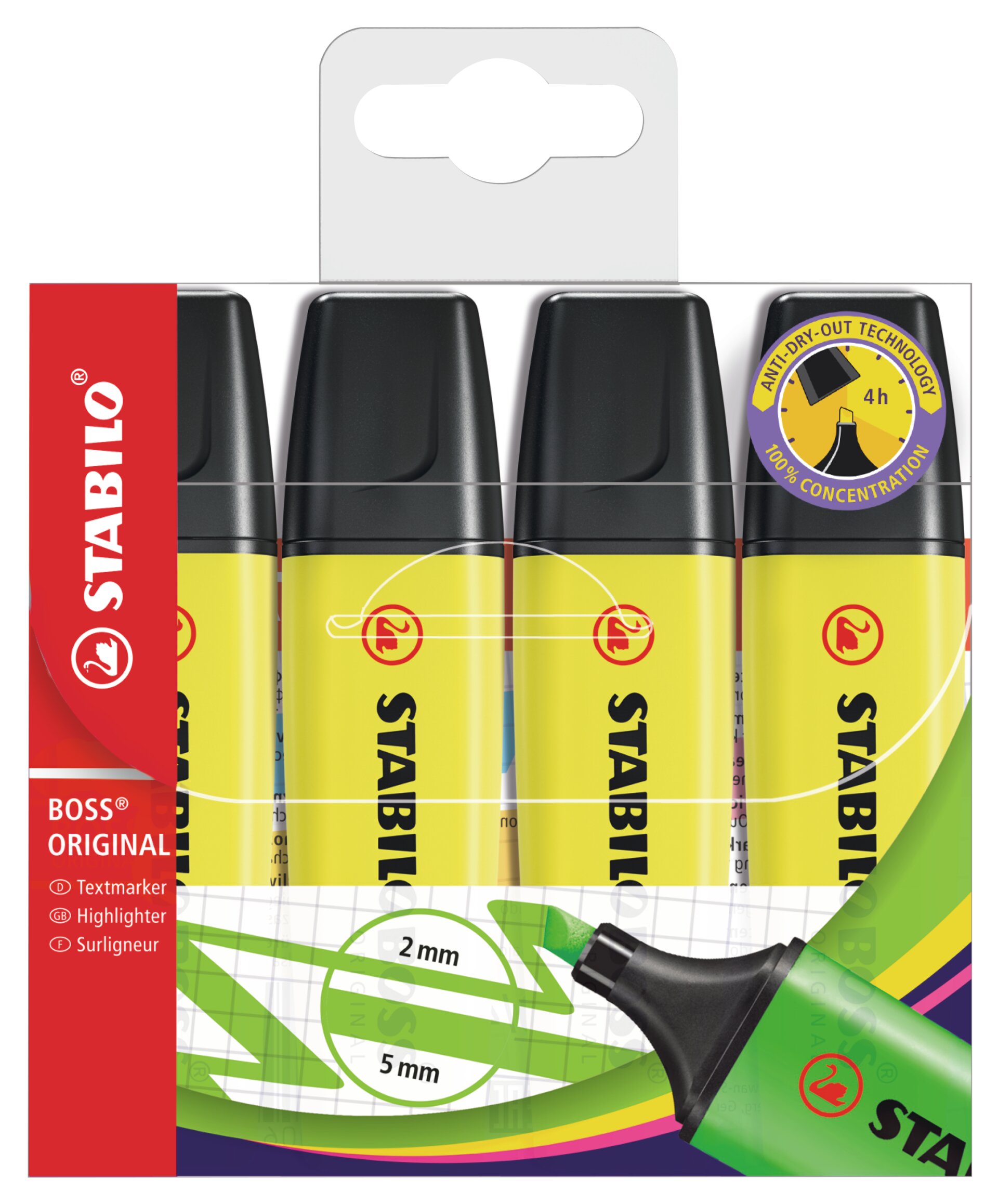 Markeerstift STABILO BOSS ORIGINAL Markeerstiften STABILO BOSS ORIGINAL