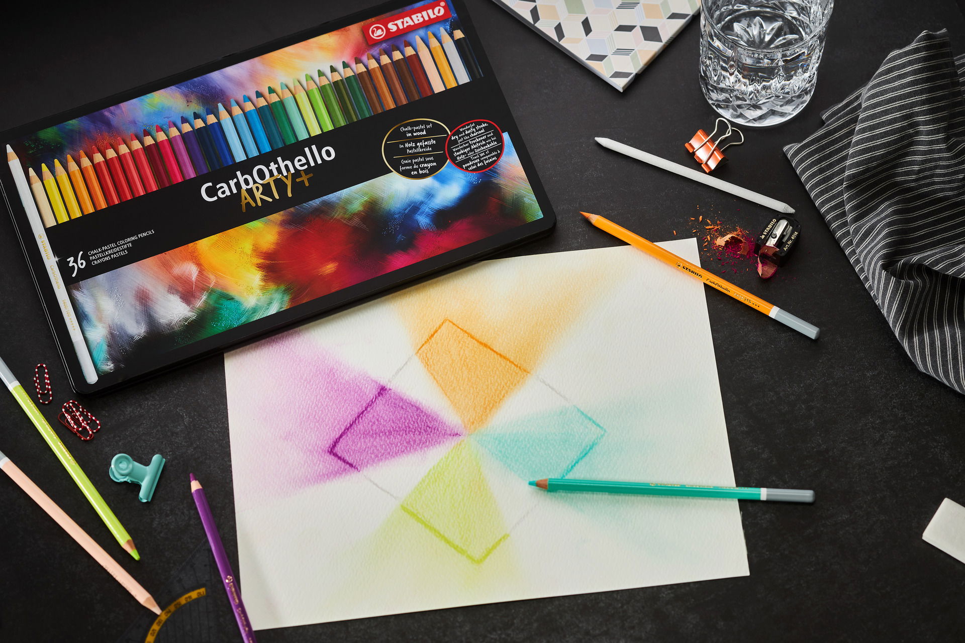 Crayons de couleurs STABILO CarbOthello ARTY+
