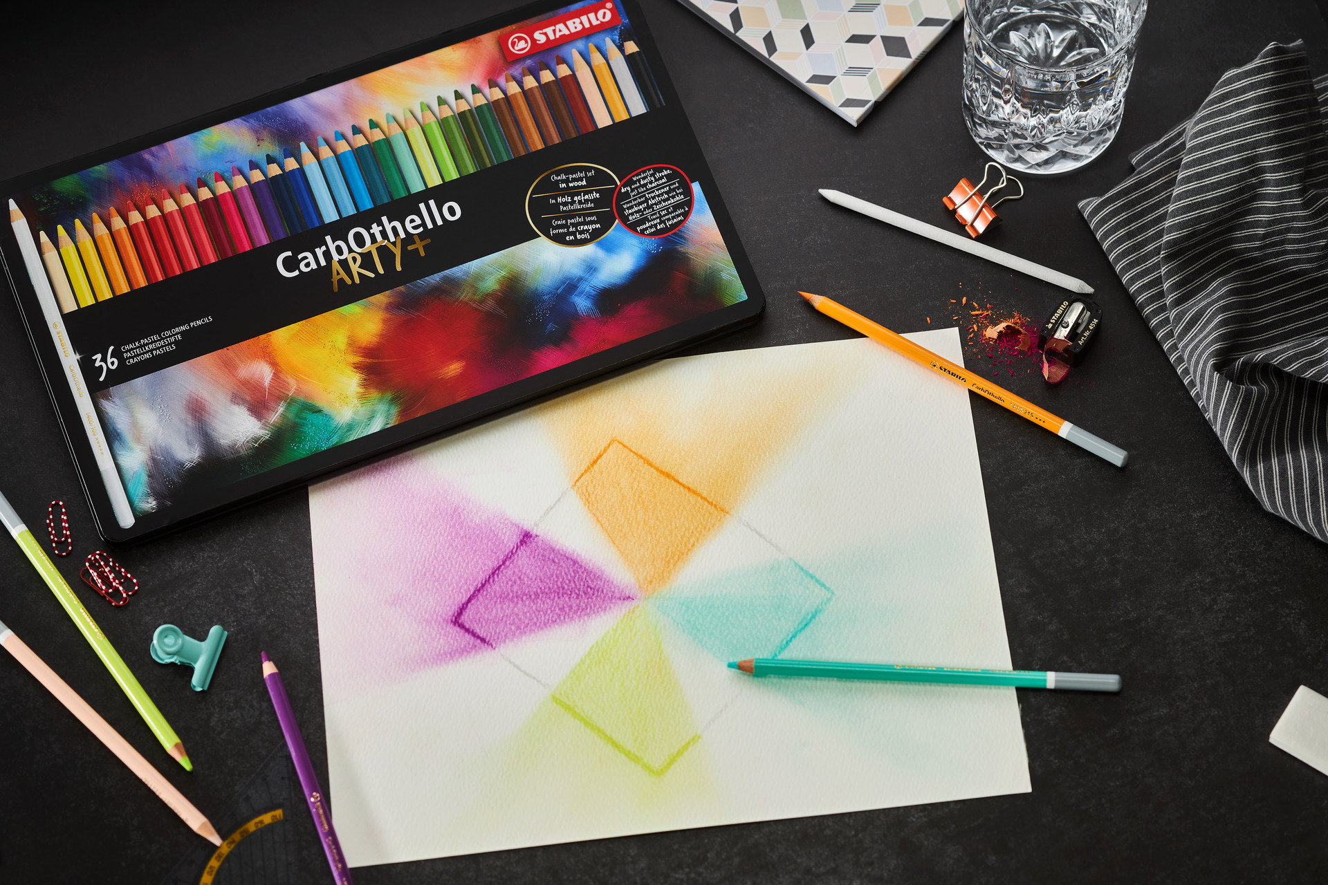 Crayons de couleurs STABILO CarbOthello ARTY+