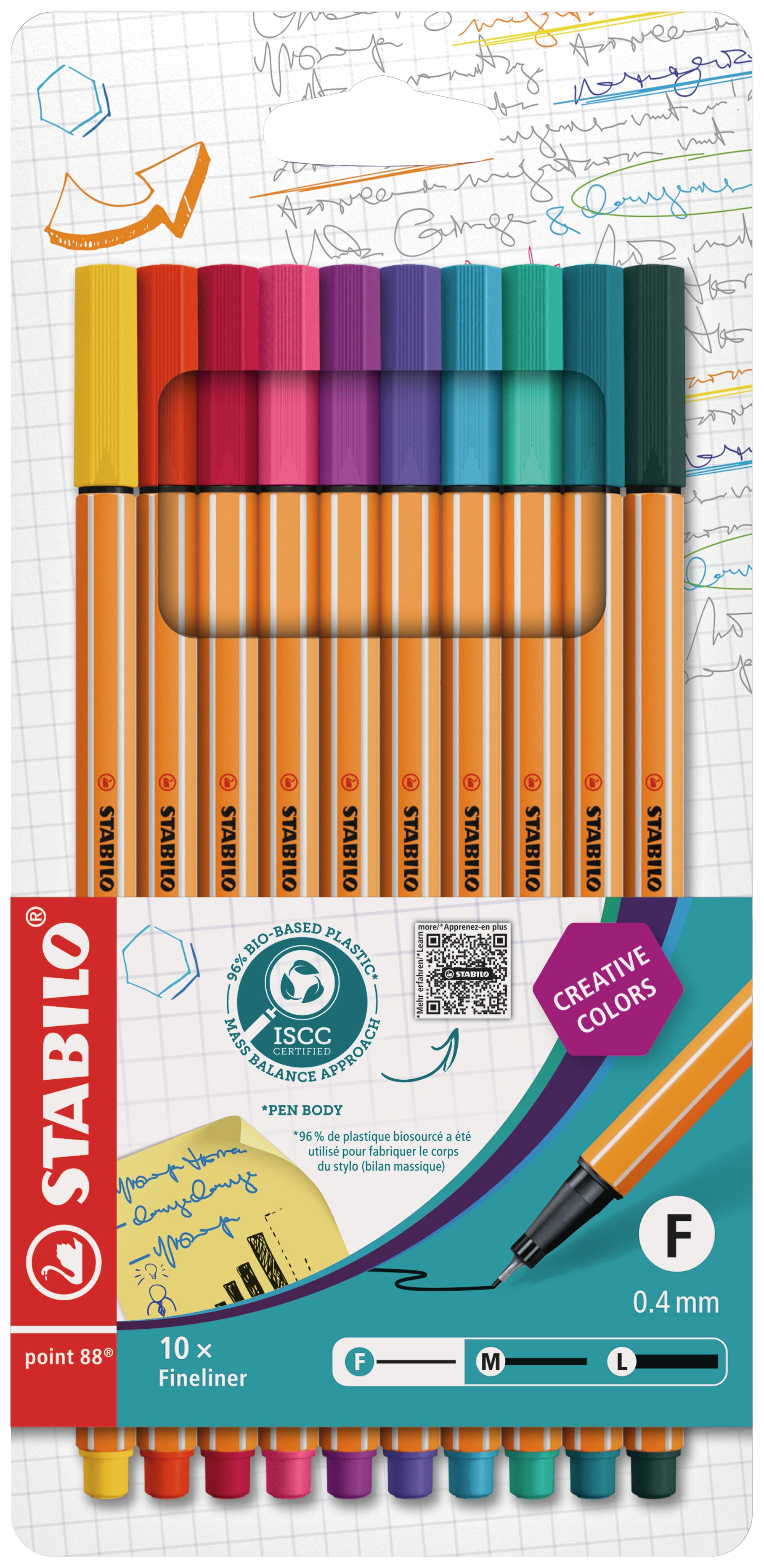 Fineliner STABILO point 88 Fineliner/ Viltstift STABILO point 88