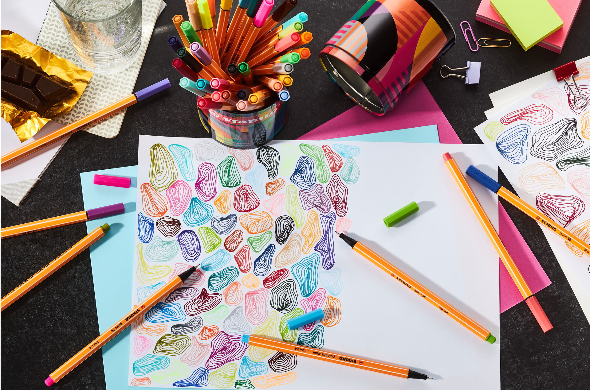 Fineliner & Filzschreiber STABILO point 88 ARTY