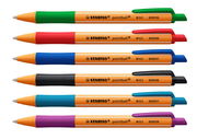 pointball, Kugelschreiber, Push-Pen, Kappenclip, Multicolor