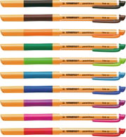 Marker, Textmarker, Stabilo, Mehrfarbig, Fineliner