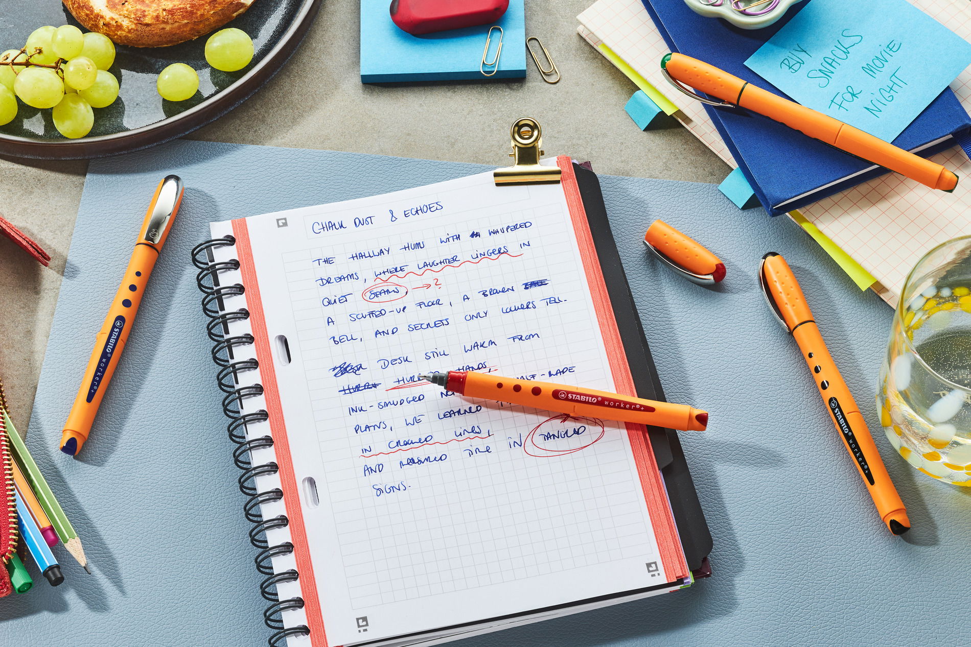 Rollerball STABILO worker+ fine / medium