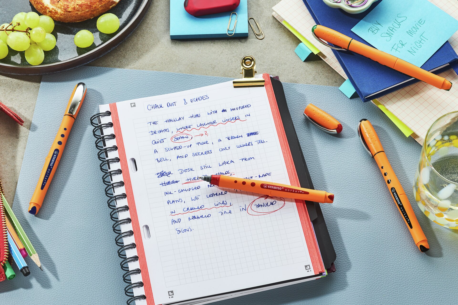 Tintenroller STABILO worker+ fine / medium