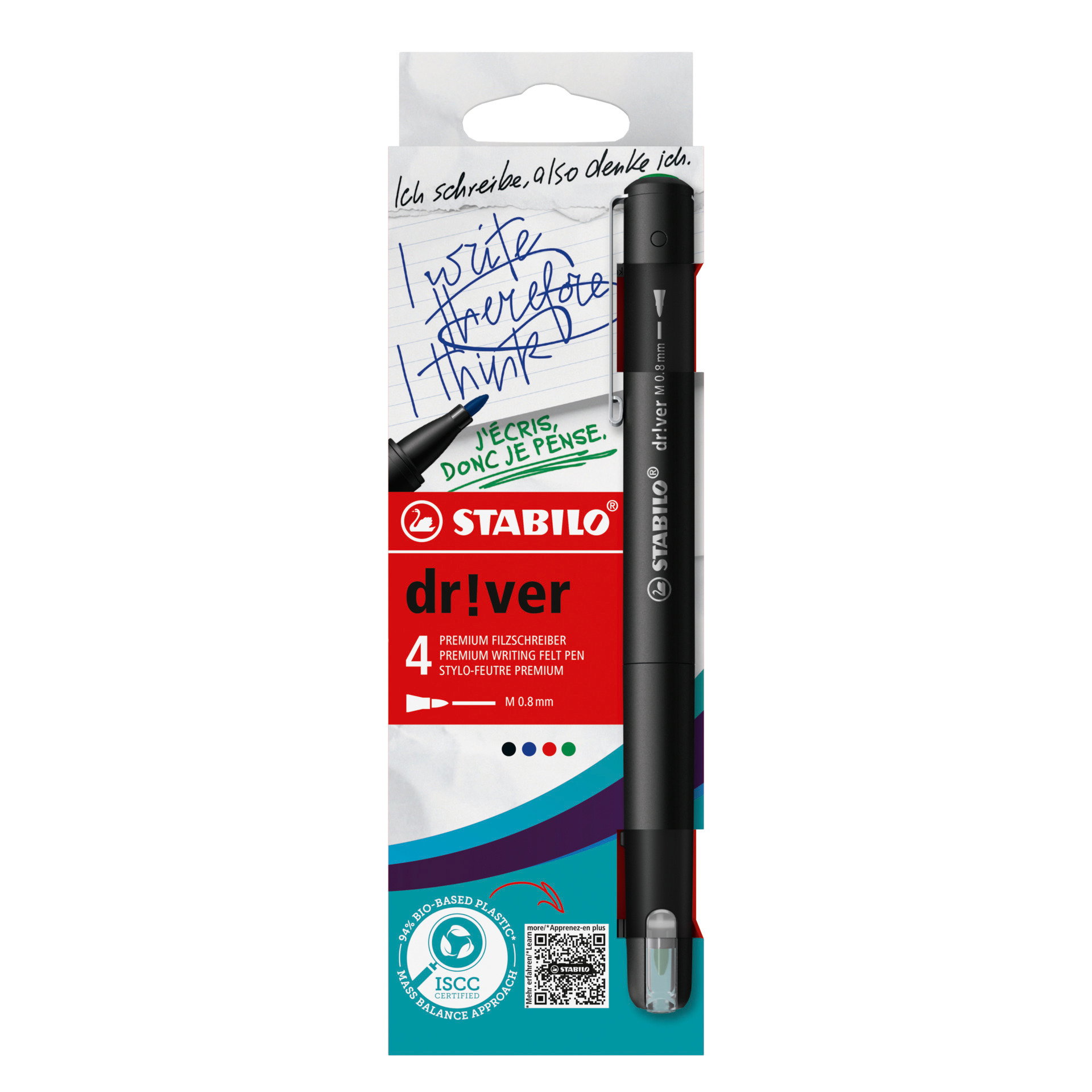 Premium felt-tip pen STABILO dr!ver Fineliner/ Fibre- Tip Pen STABILO dr!ver medium
