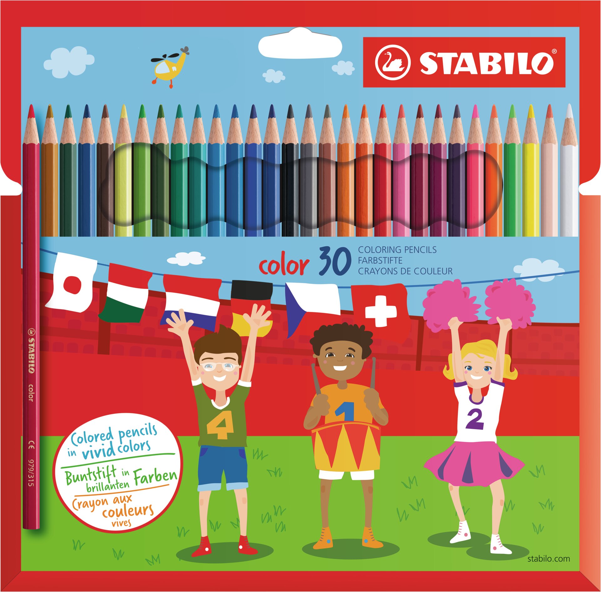 Crayons de couleurs STABILO color