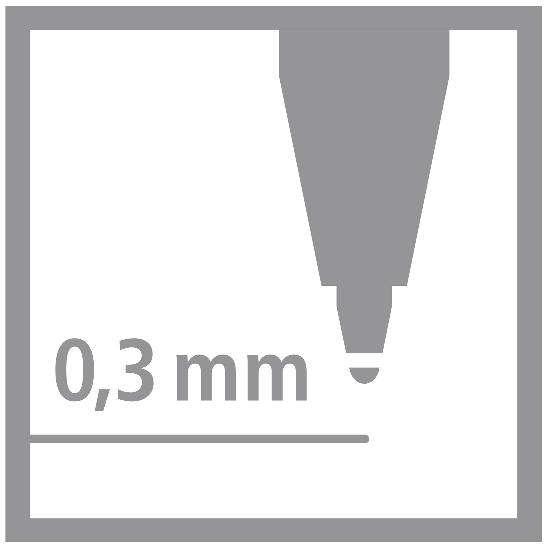 3D-Düsenkopf, 0,3 mm, Spitze, Düsengröße, Druckkopf