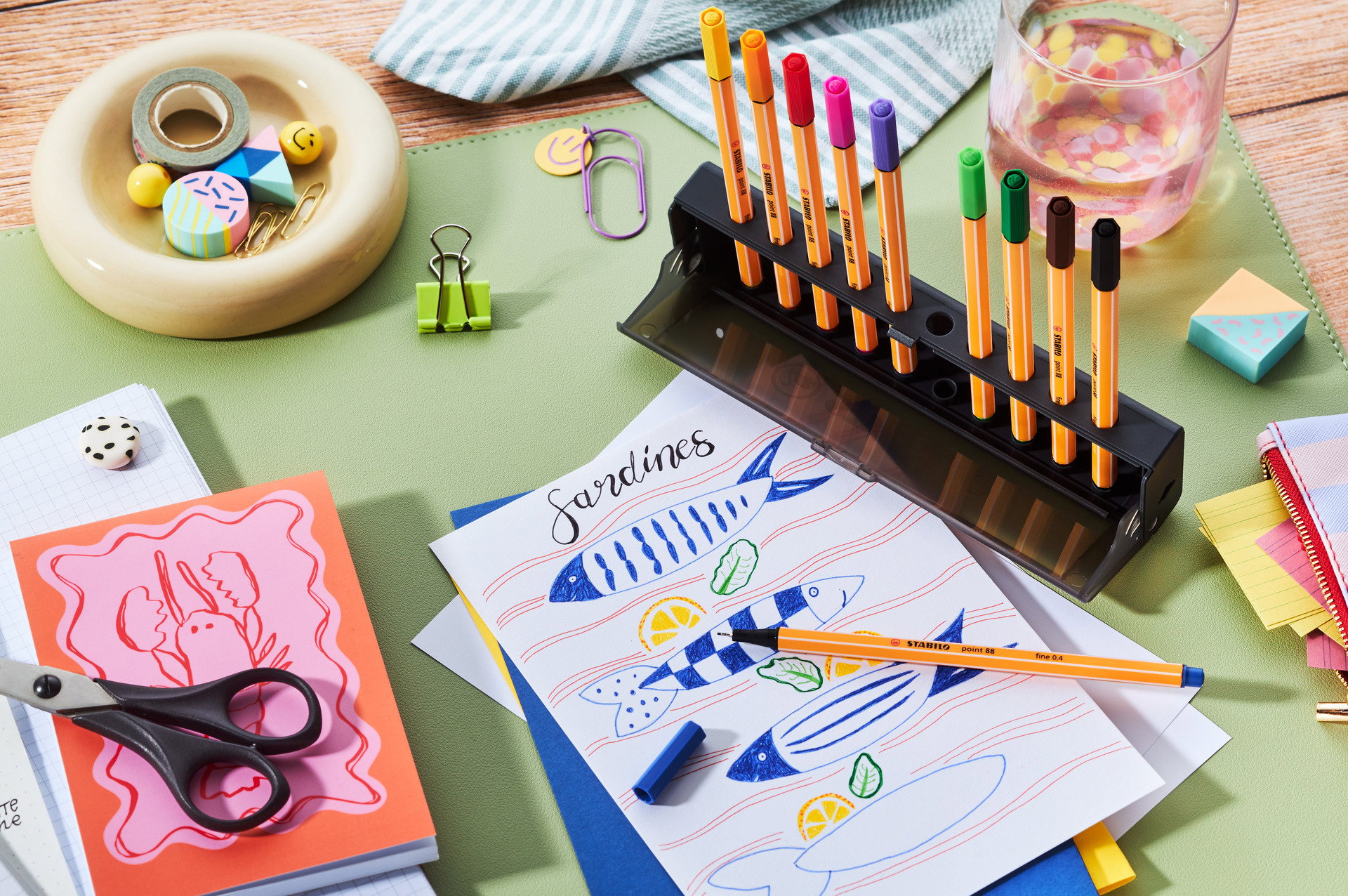 Punta fina/ Rotulador punta de fibra STABILO point 88