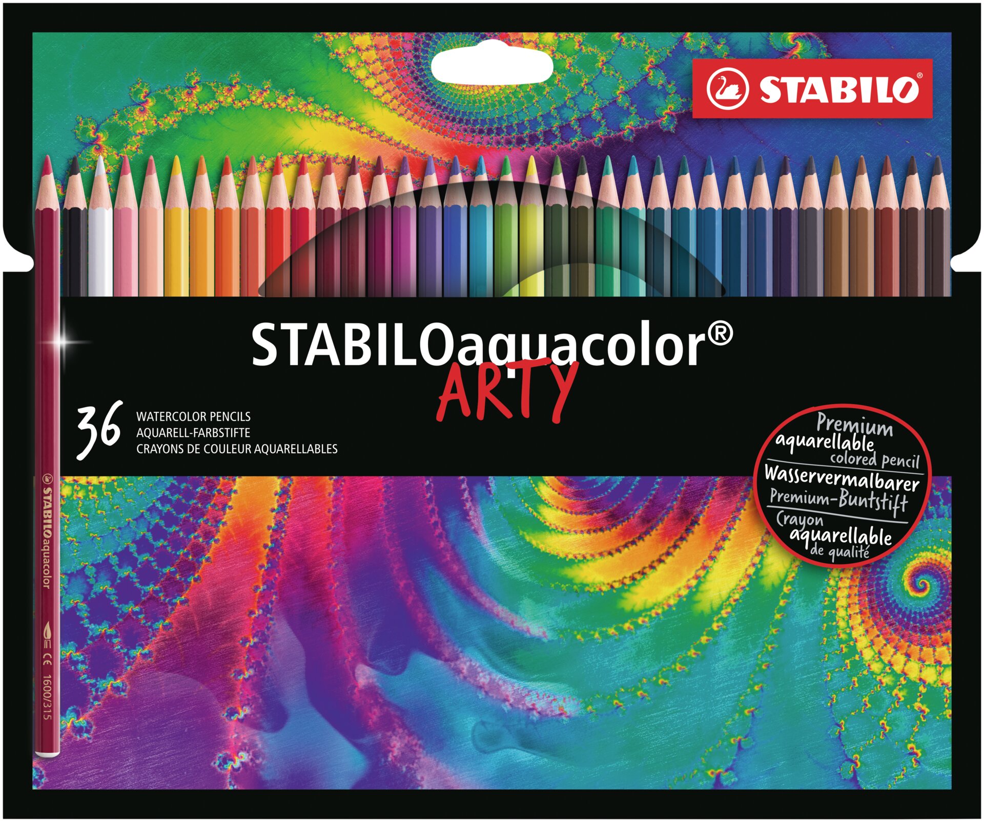 Crayon de couleur aquarellable STABILOaquacolor Crayons de couleurs STABILOaquacolor ARTY