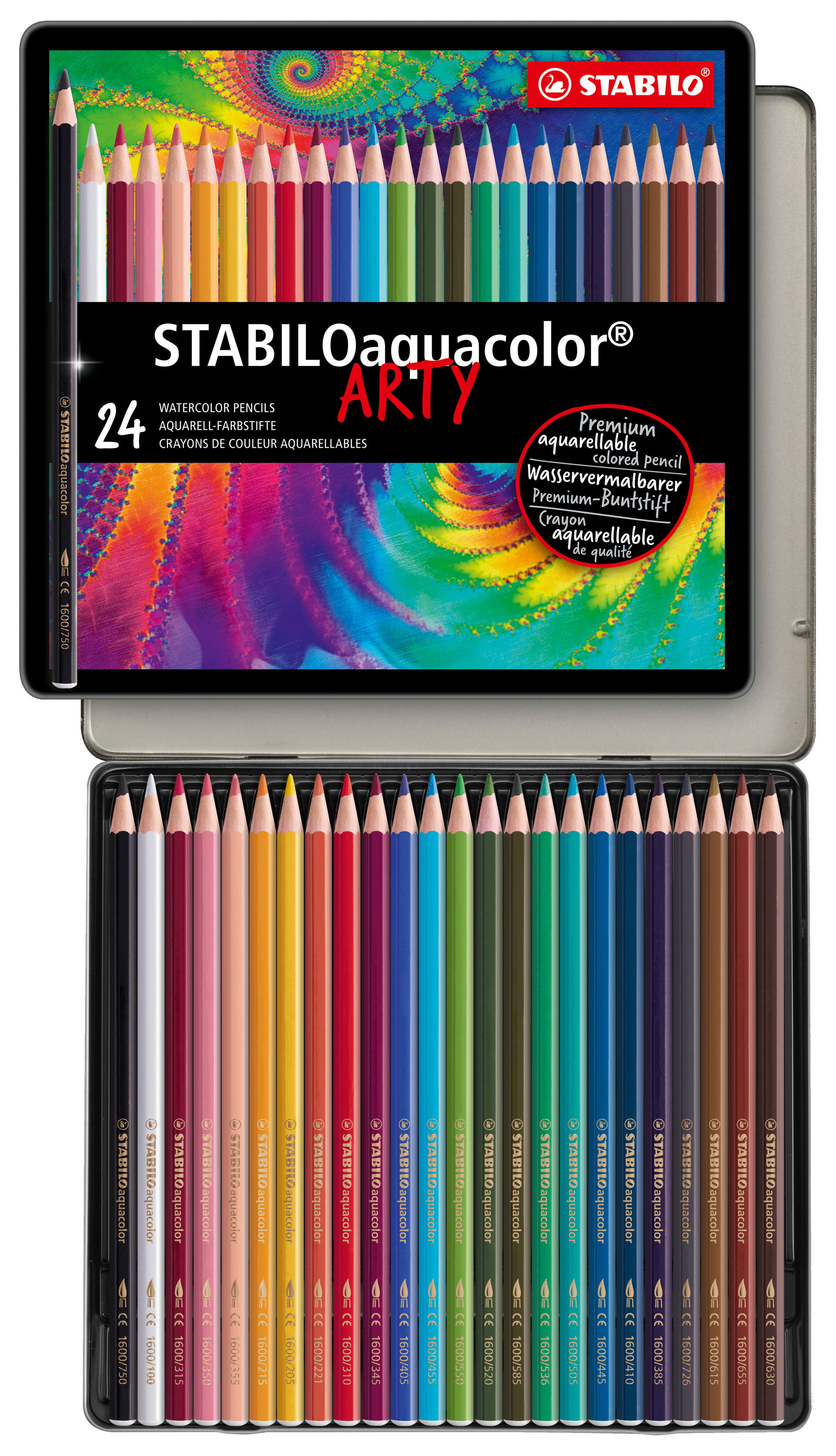Aquarellable colored pencil STABILOaquacolor Colored Pencils STABILOaquacolor ARTY