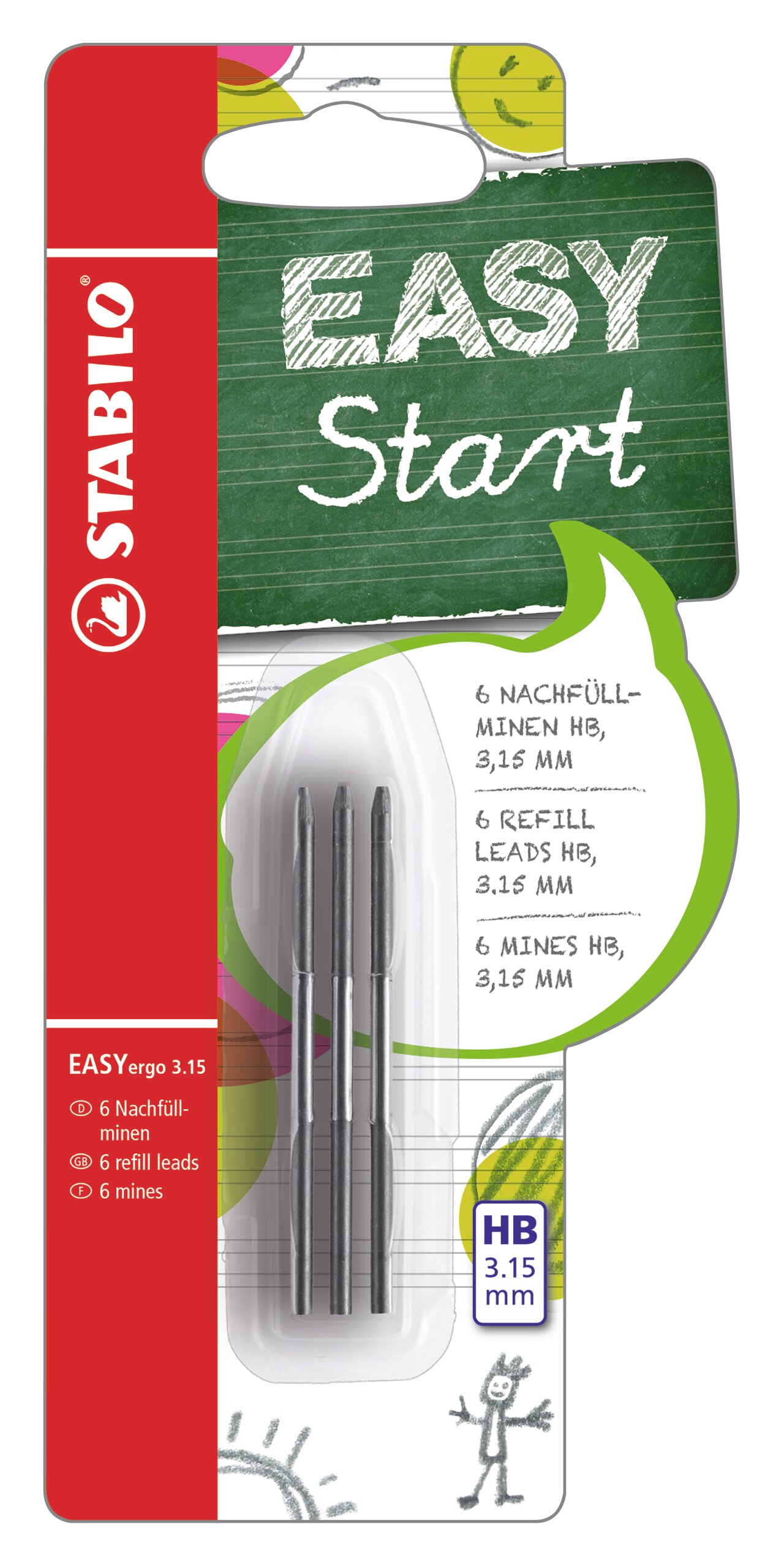 Náplne STABILO EASYergo 3.15