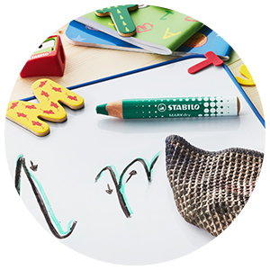 Marker STABILO MARKdry, crayon, markers, ökologisch, Stift, Bastelbedarf