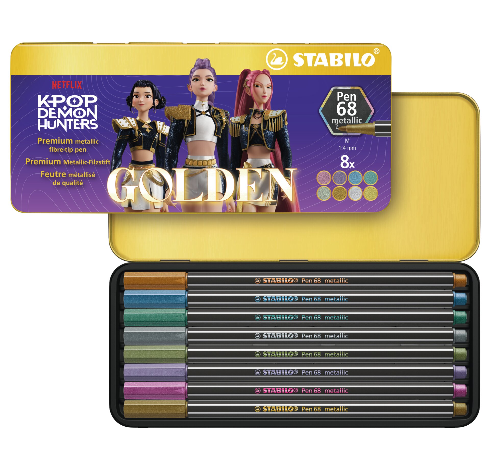 Fasermaler STABILO Pen 68 metallic