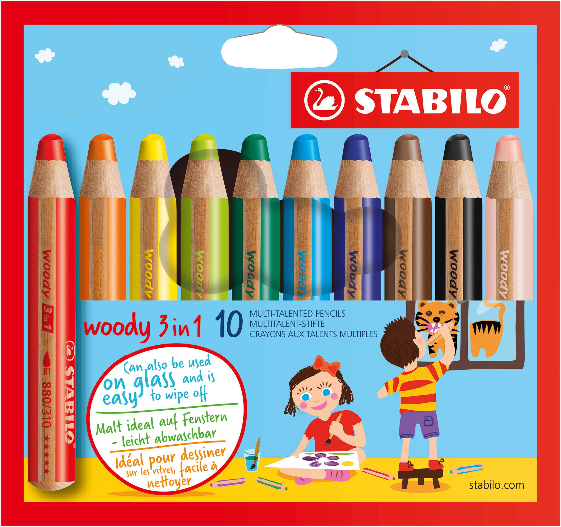 Buntstifte STABILO woody 3 in 1