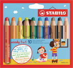Matite colorate STABILO woody 3 in 1