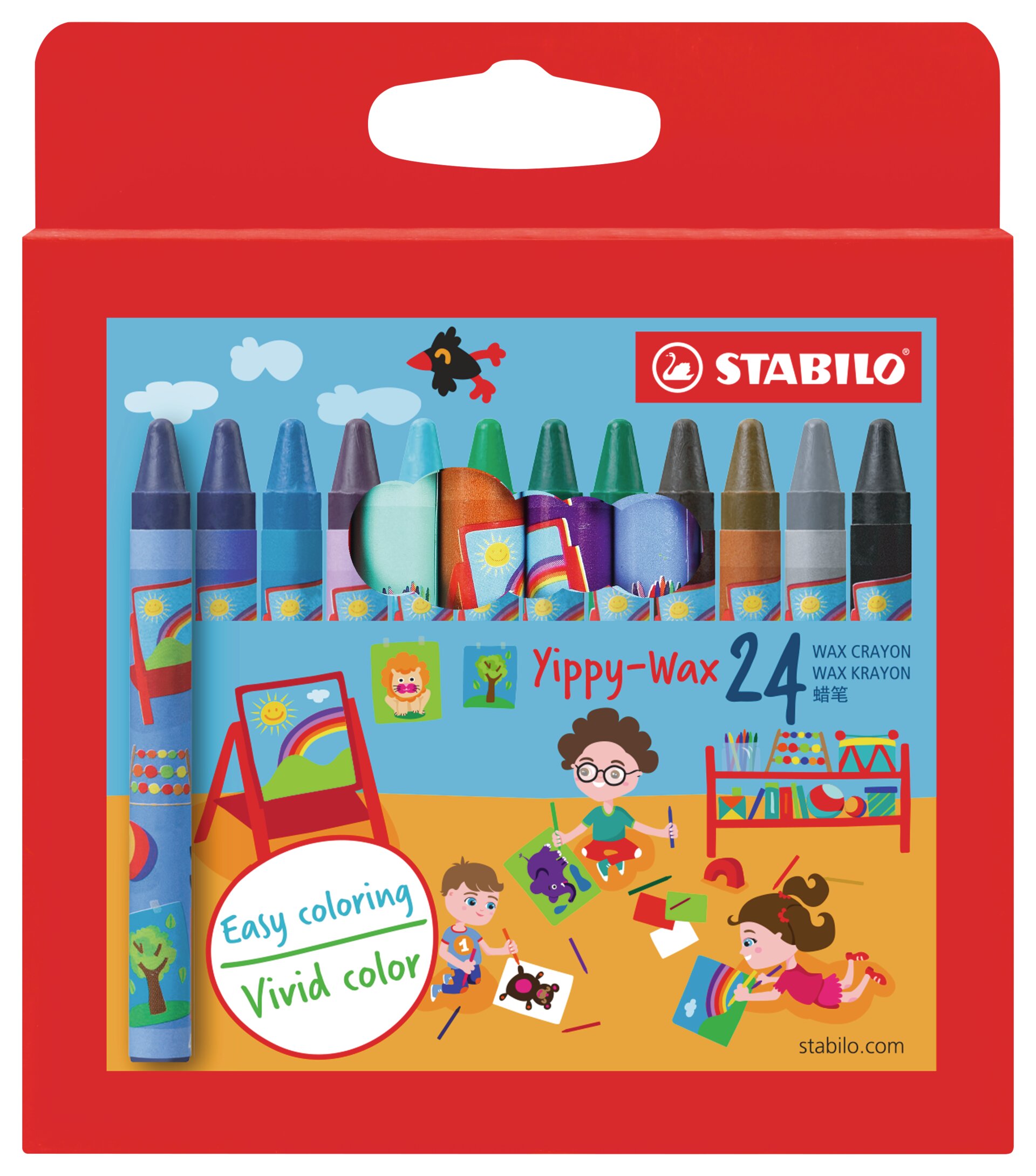 Waskrijtjes STABILO Yippy-Wax Wax Crayons STABILO Yippy-Wax