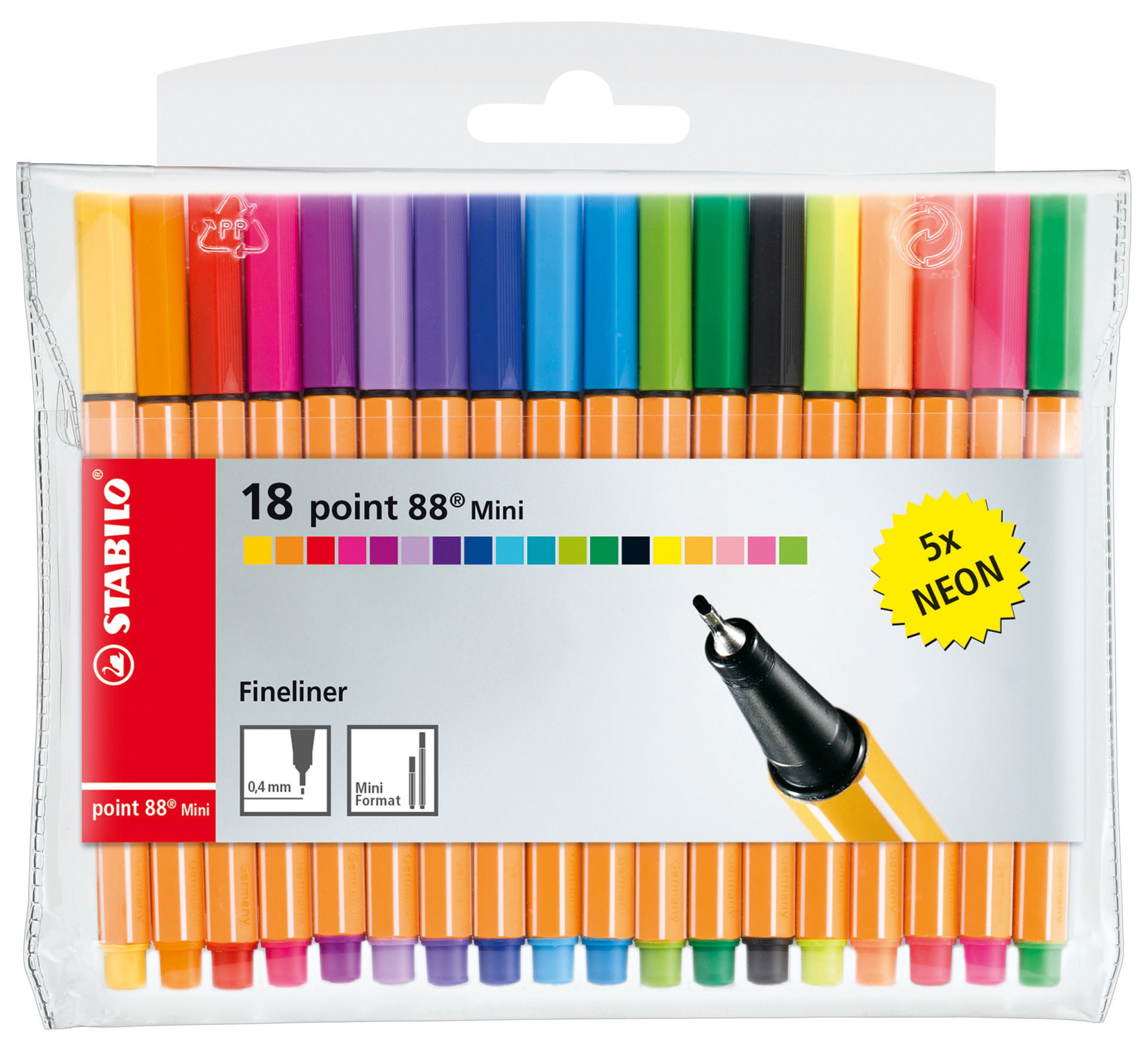 Stylos-feutres STABILO point 88 Mini