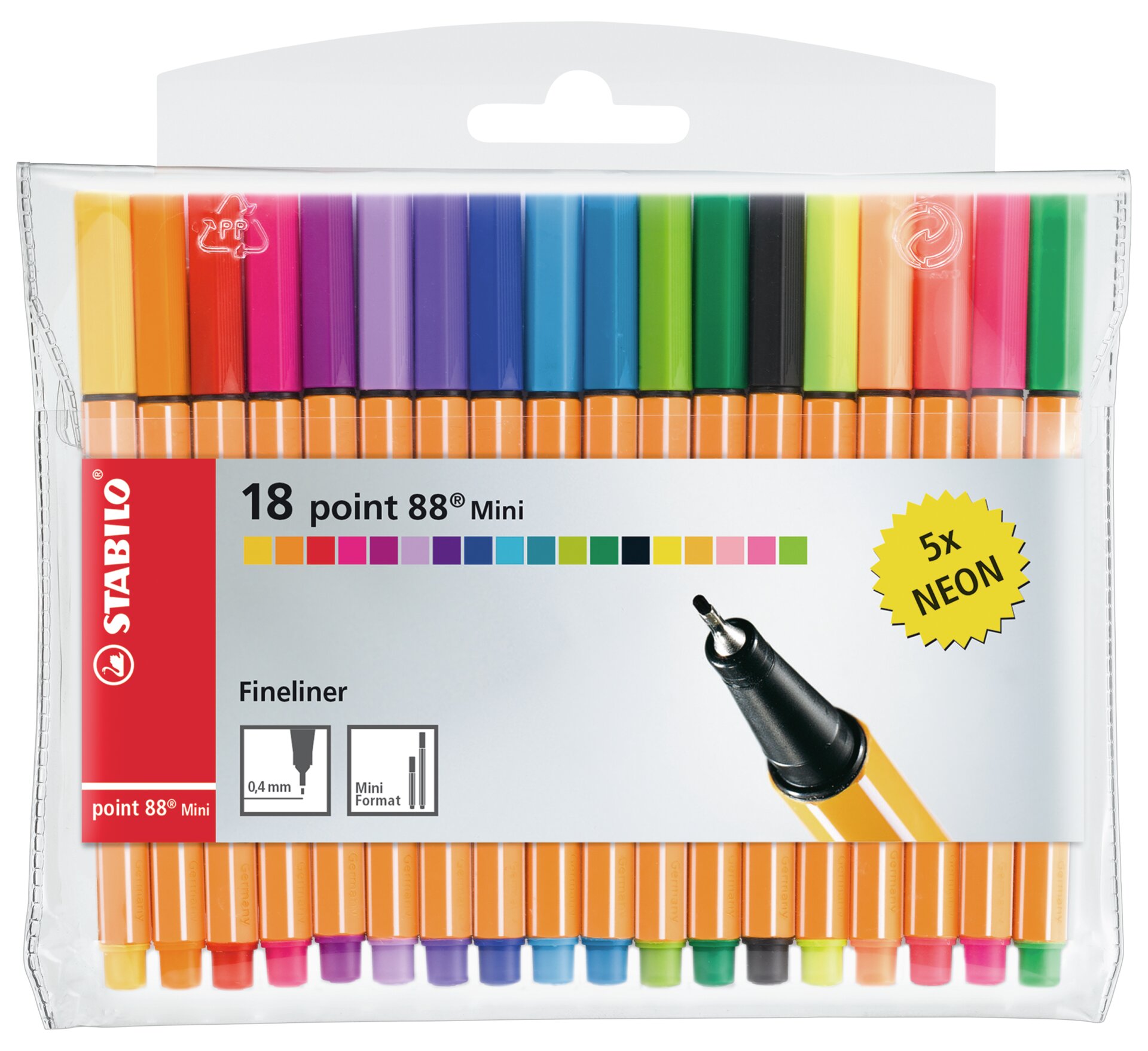 STABILO point 88 Mini Fineliner/ Fibre- Tip Pen STABILO point 88 Mini