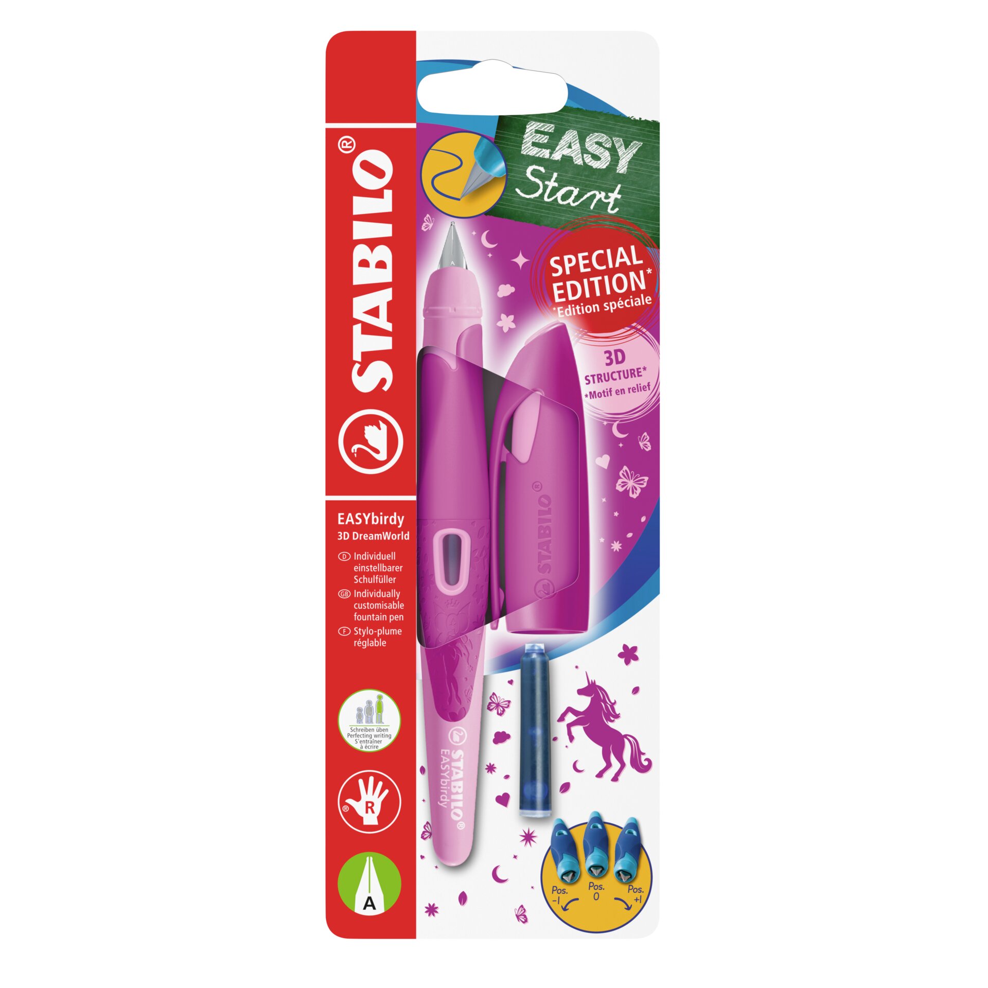 Plnící pero STABILO EASYbirdy 3D DreamWorld