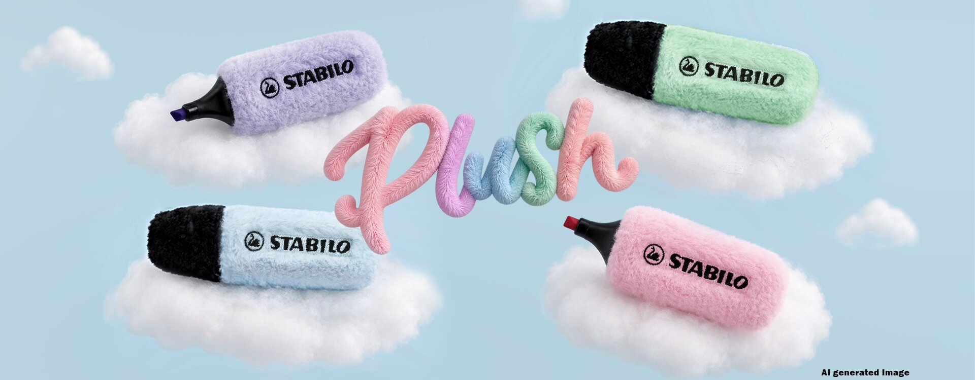 Textmarker STABILO BOSS ORIGINAL PLUSH Pastel
