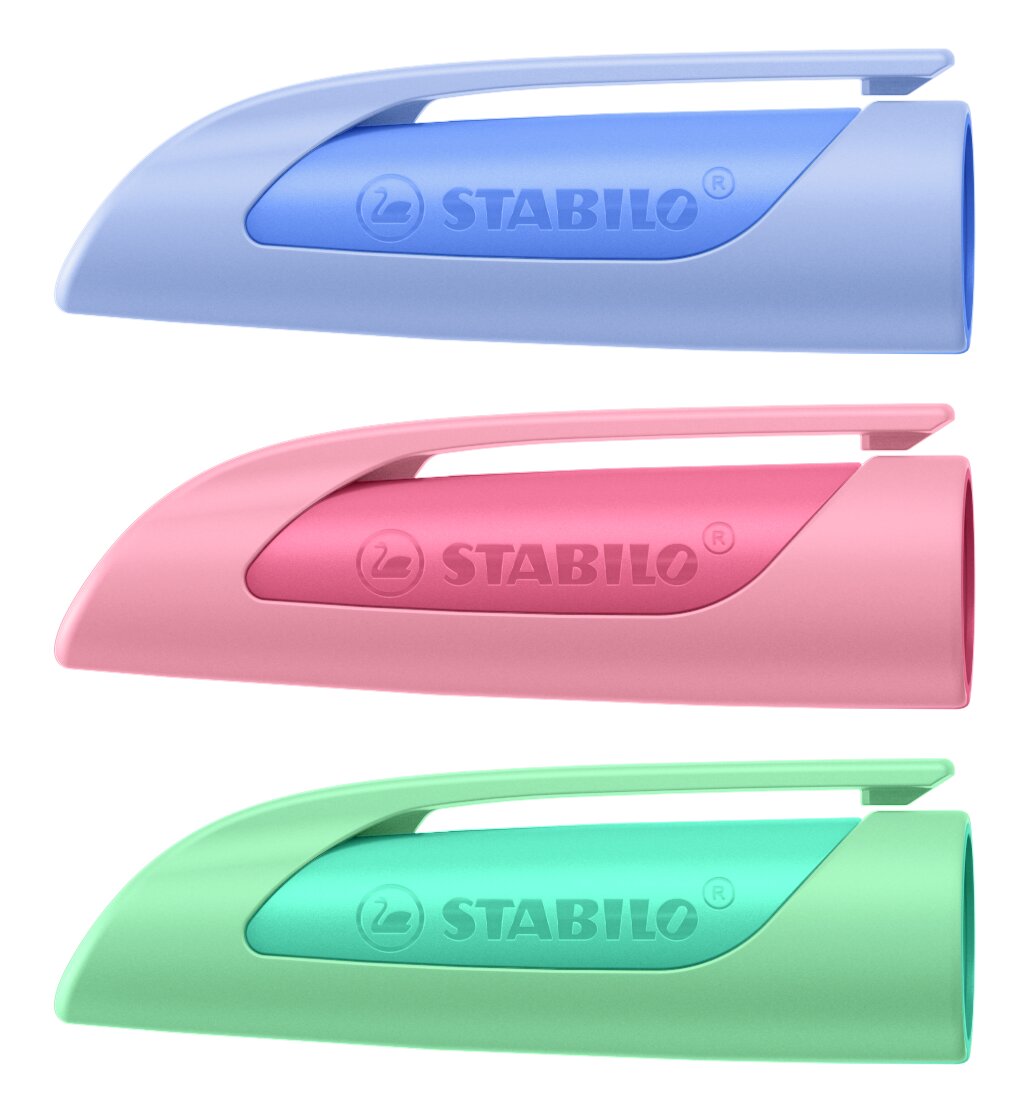 Ersatz-Kappe ergonomischer Schulfüller STABILO EASYbuddy Pastel Klebestift, Spitzer, Stabilo, Pastellfarben, Korrekturgerät