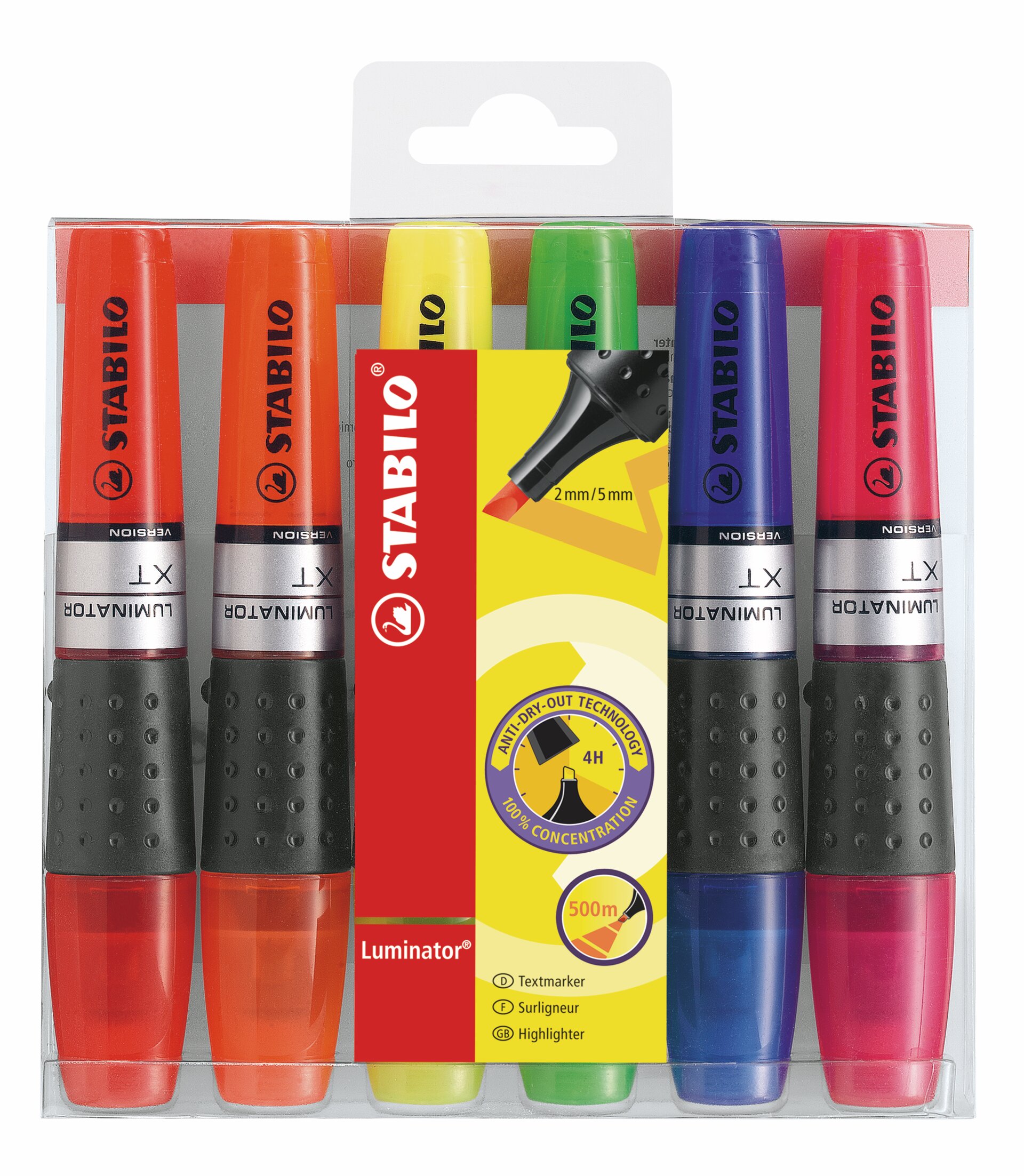 Surligneur à encre liquide STABILO LUMINATOR Text Marqueurs STABILO LUMINATOR