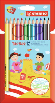 Buntstifte STABILO Trio thick