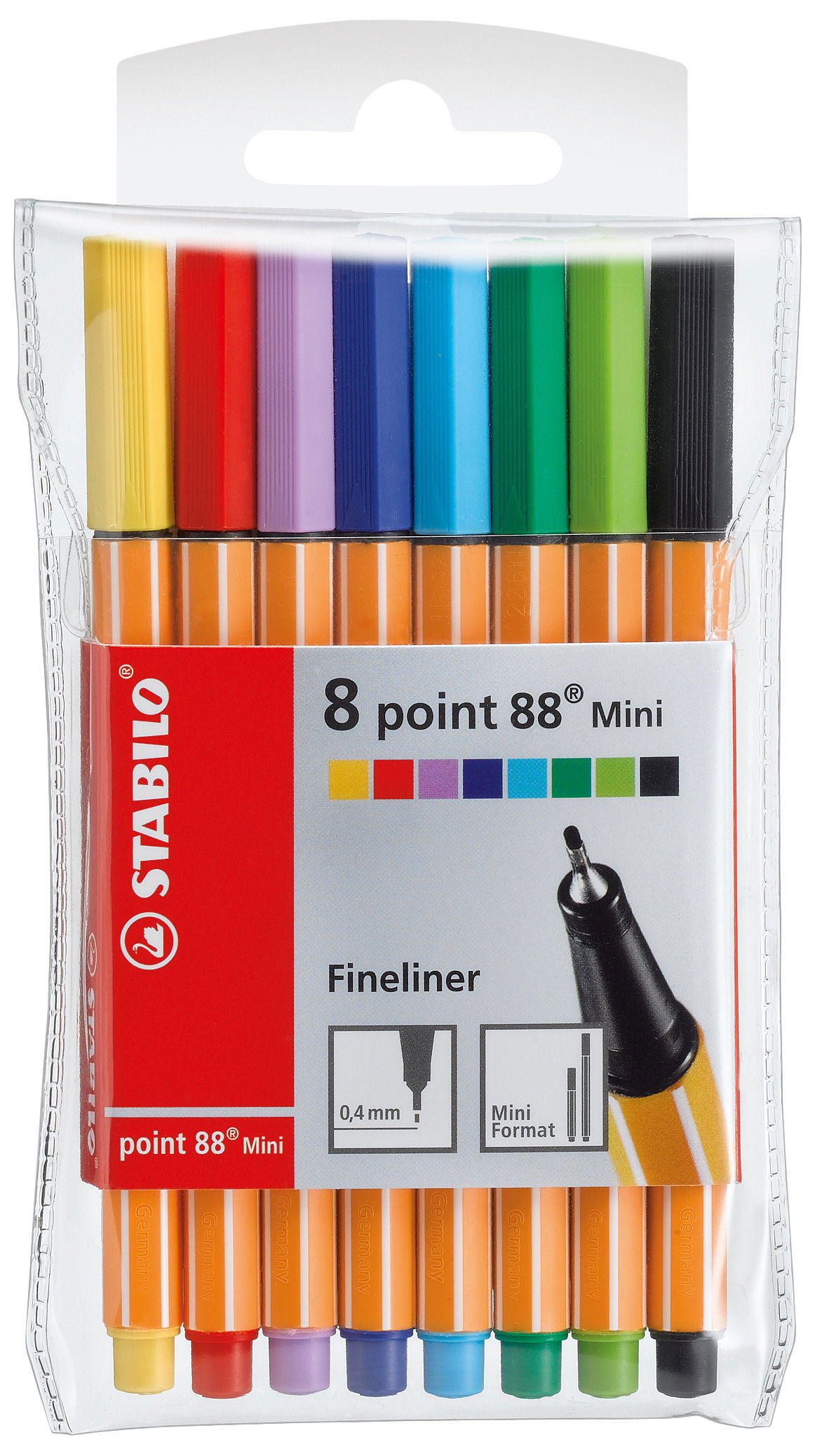 Jemný liner STABILO point 88 Mini Jemná linka/ Fibre- Tip Pen STABILO point 88 Mini