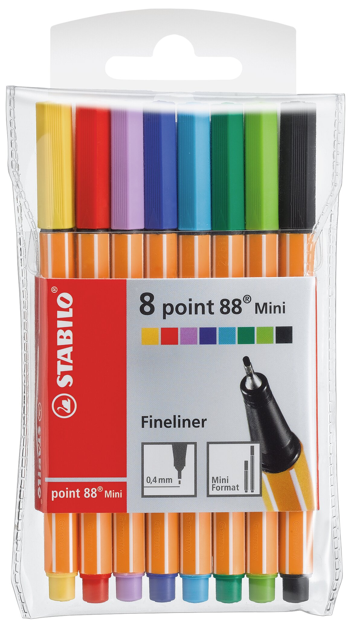 Jemný liner STABILO point 88 Mini Jemná linka/Fiber- Tip Pen STABILO point 88 Mini