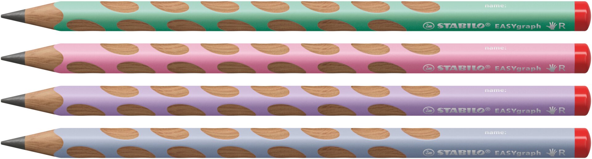 Bleistift, Runder Bleistift, Holzmine, Polka Dots, Buntes Design