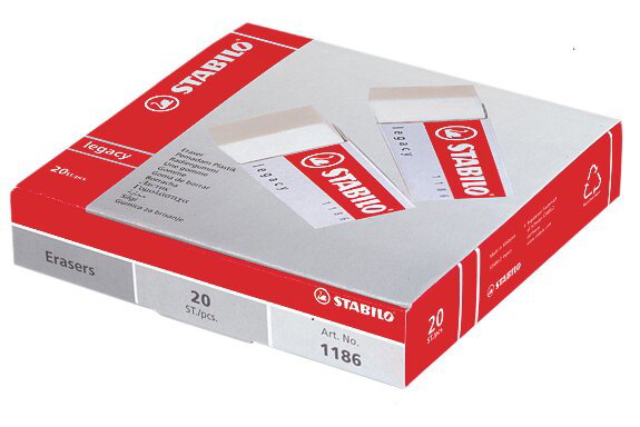 STABILO legacy 1186 / 1183 Gomme STABILO legacy 1186 / 1183