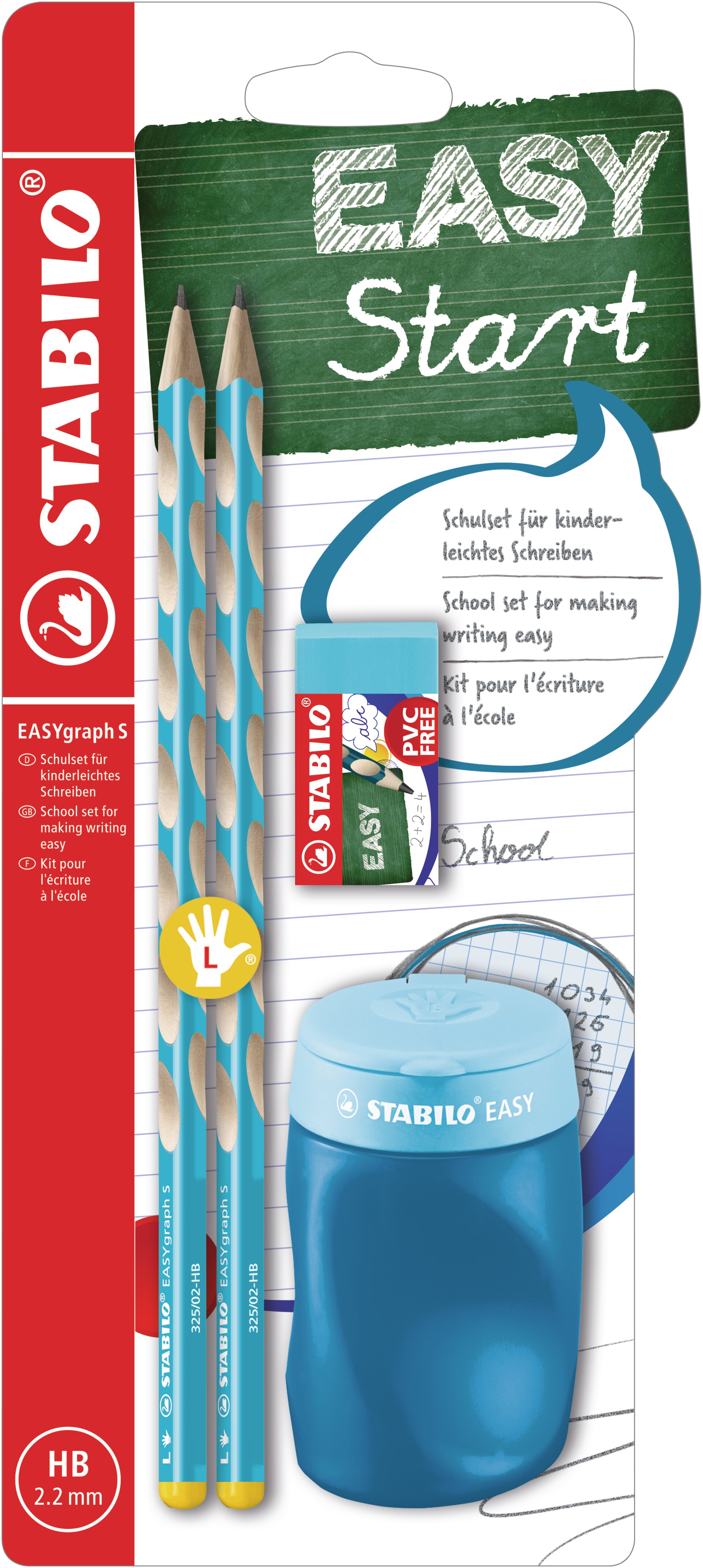 B-56675-3 EASYgraph S School Set blue L Tužky STABILO EASYgraph S