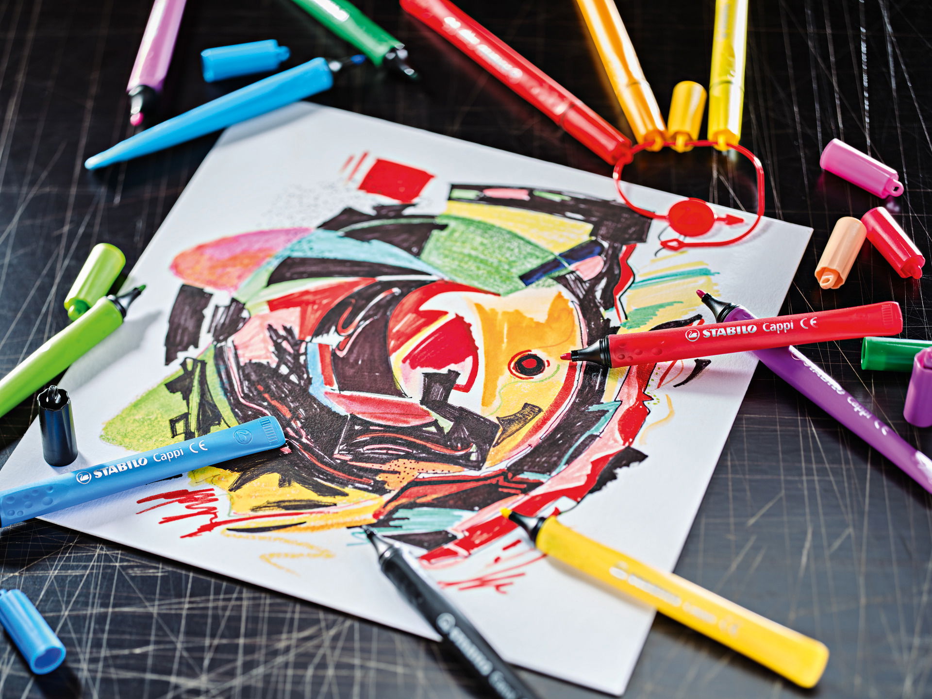 Fiber-Tip Pen STABILO Cappi