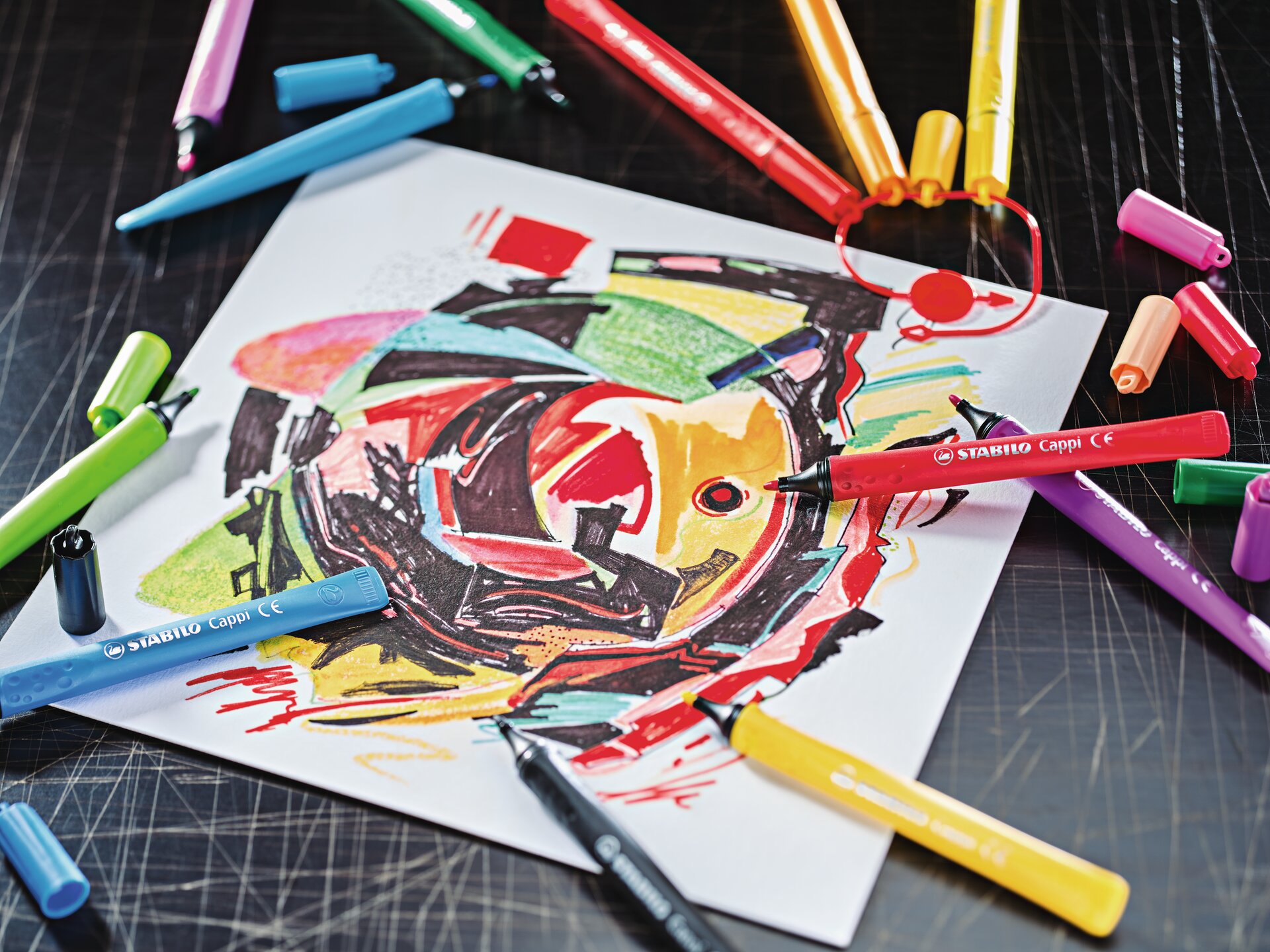 Fiber-Tip Pen STABILO Cappi