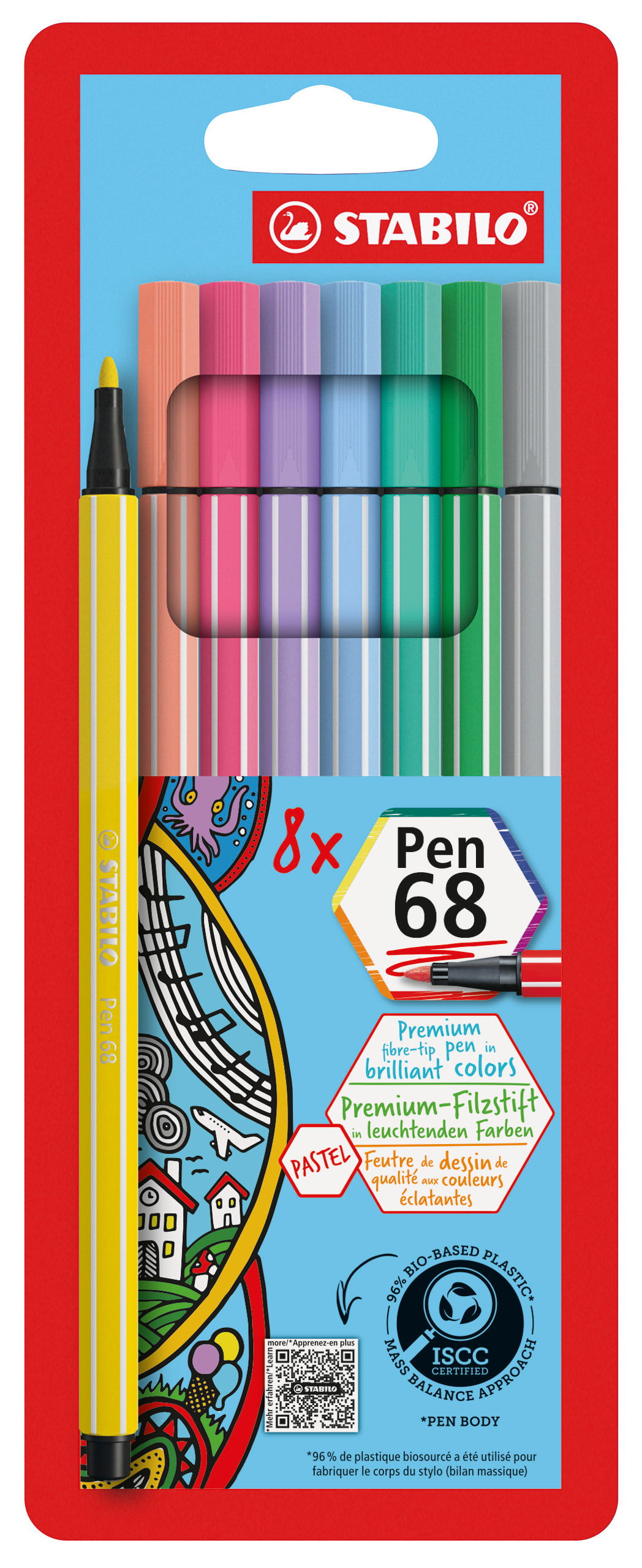 Prémiový vláknový fix STABILO Pen 68 Fiber-Tip Pen STABILO Pen 68