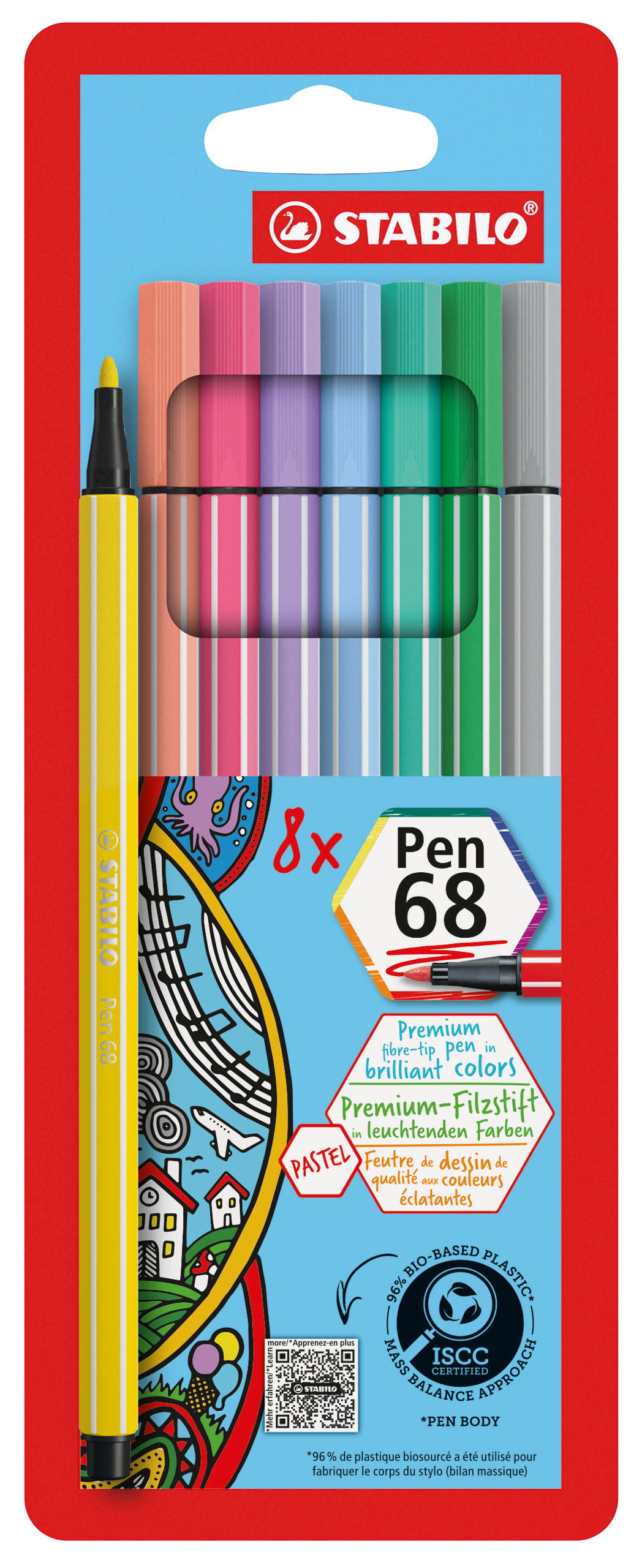 Premium felt-tip pen STABILO Pen 68 Fiber-Tip Pen STABILO Pen 68