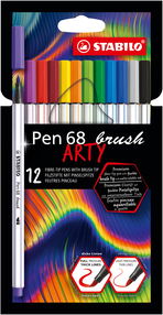 Fiber-Tip Pen STABILO Pen 68 brush