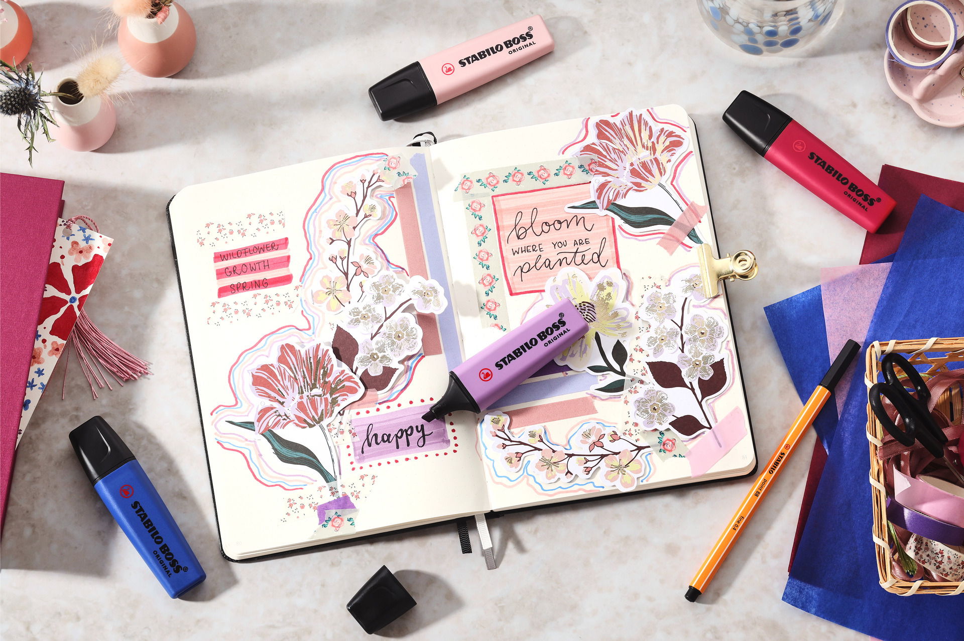 Textmarker STABILO BOSS ORIGINAL NatureCOLORS Wildflower